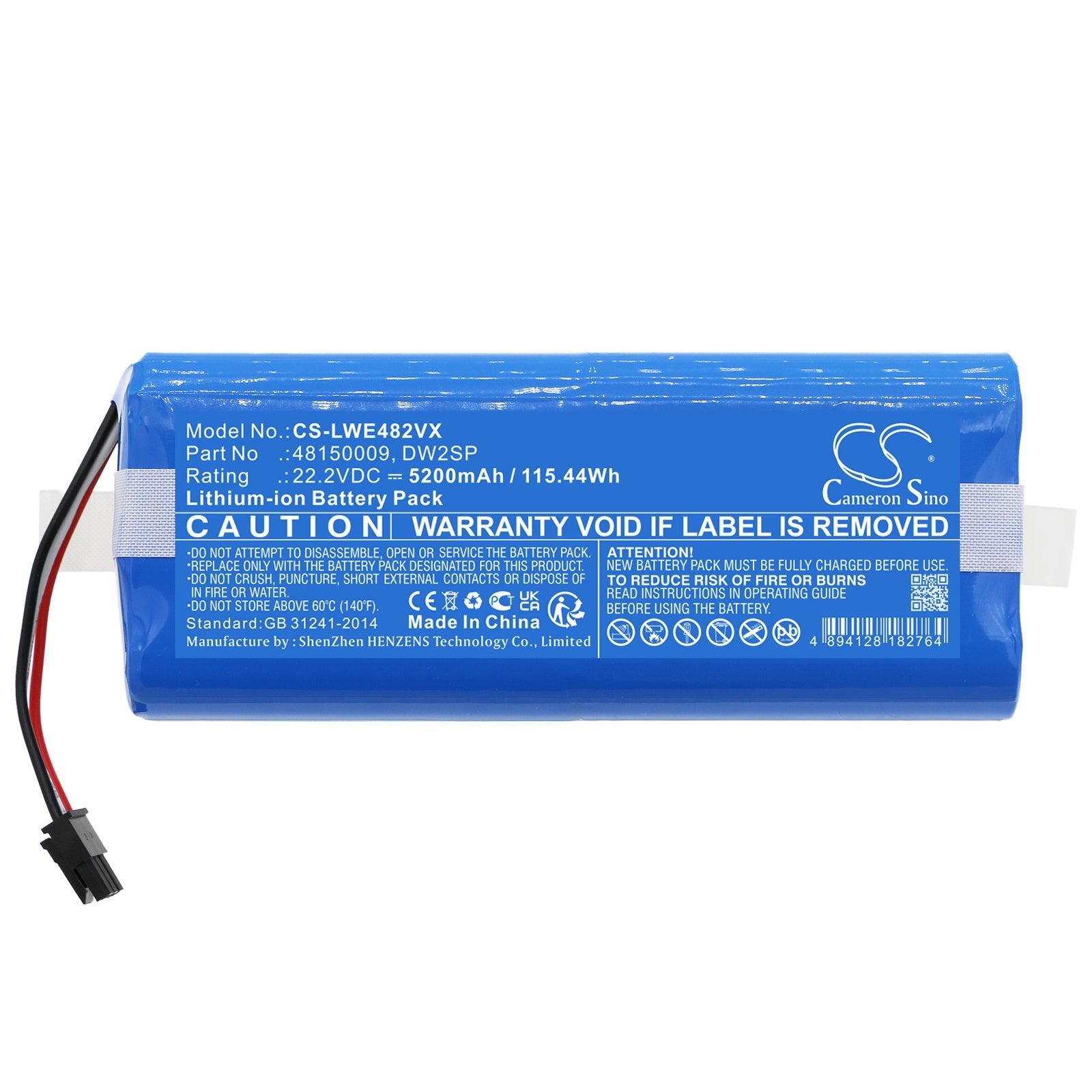 Li-ion, Lawn Mowers Battery fits Lawn Expert Robotic Lawnmower, 22.2V, 5200mAh Lawn Mowers Cameron Sino Technology Limited