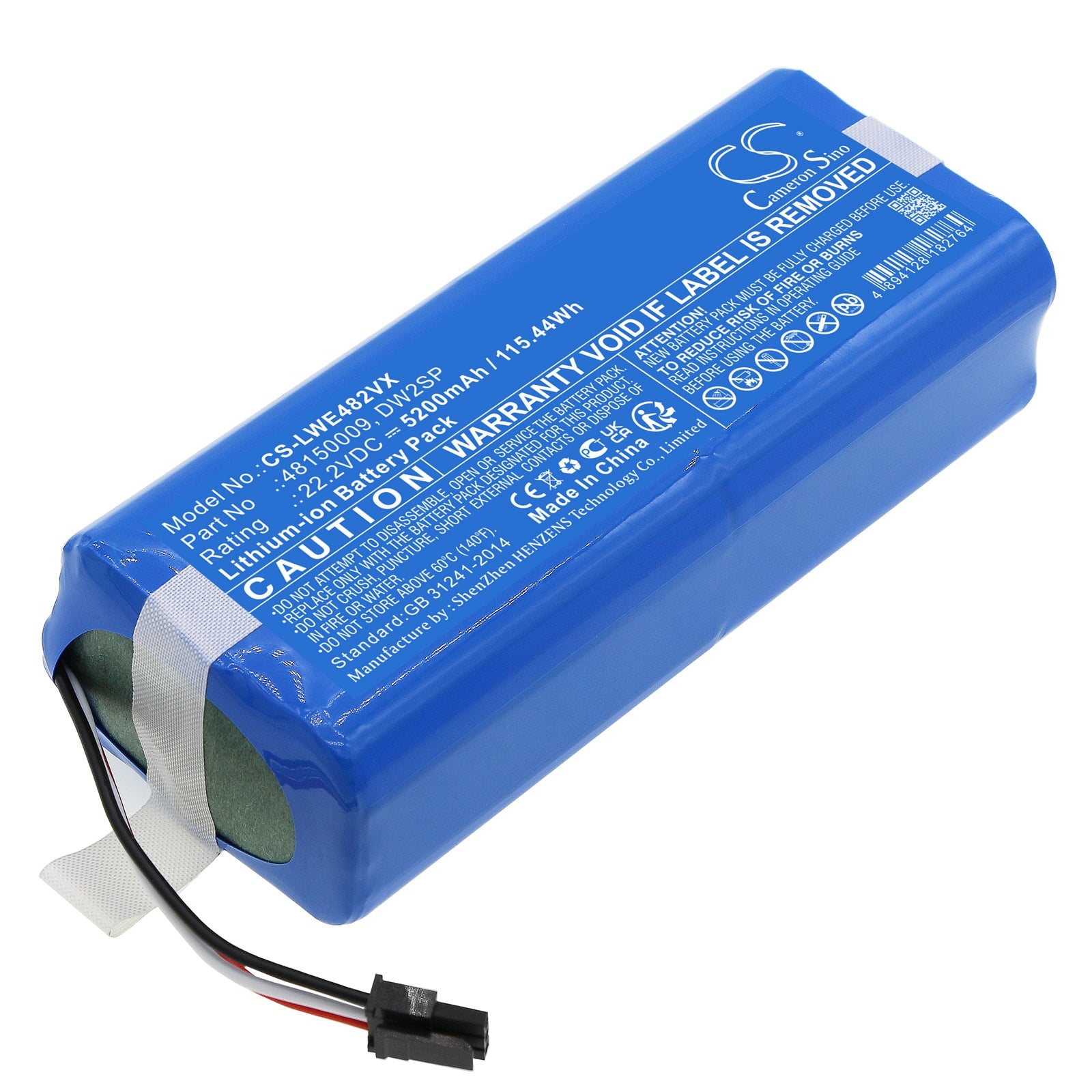 Li-ion, Lawn Mowers Battery fits Lawn Expert Robotic Lawnmower, 22.2V, 5200mAh Lawn Mowers Cameron Sino Technology Limited