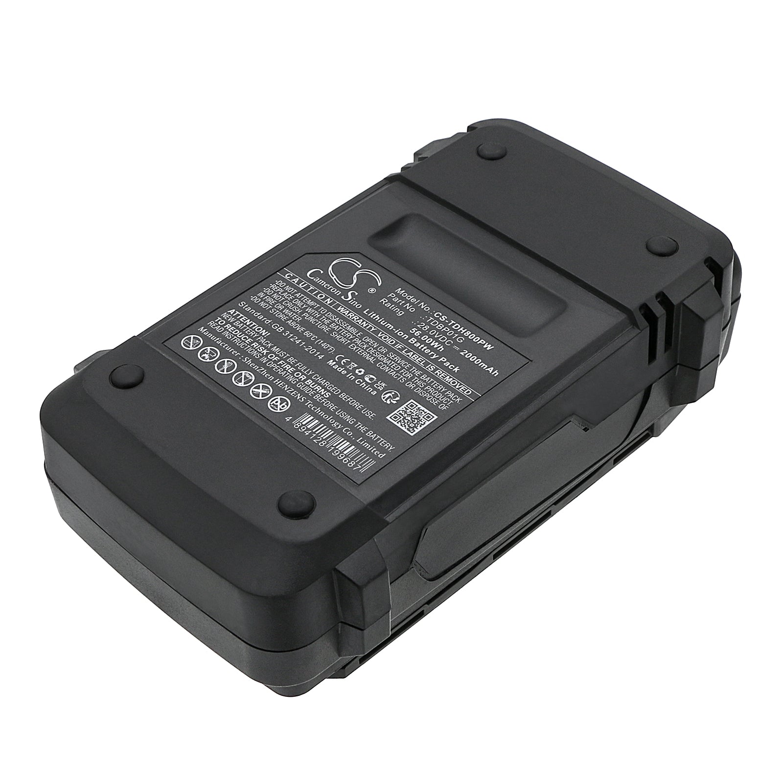 Li-ion, Lawn Mowers Battery fits Teccpo Tdab03g, Tdht01g, 28.0V, 2000mAh Lawn Mowers Cameron Sino Technology Limited