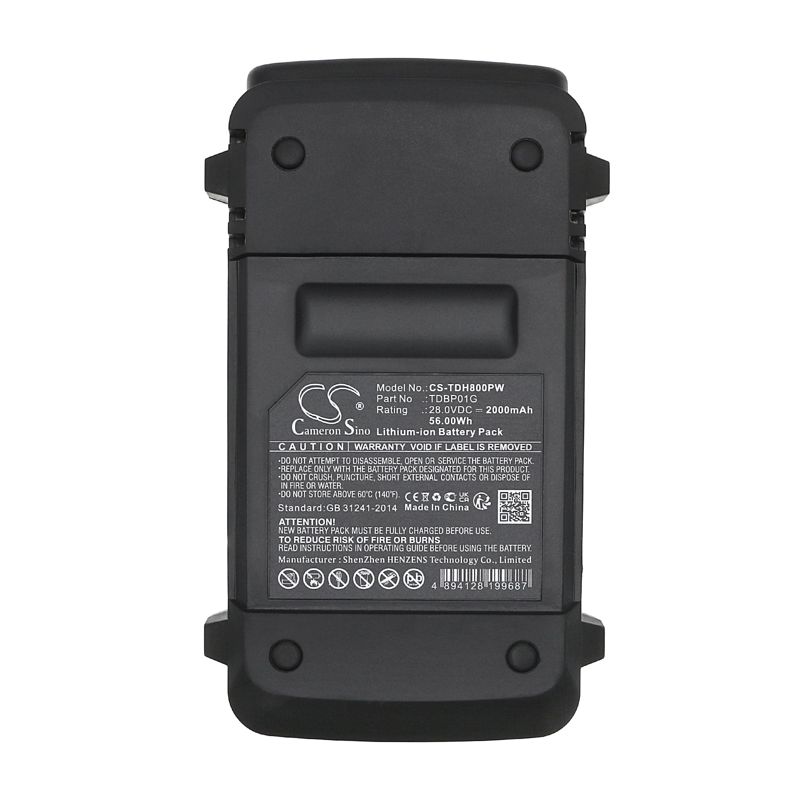 Li-ion, Lawn Mowers Battery fits Teccpo Tdab03g, Tdht01g, 28.0V, 2000mAh Lawn Mowers Cameron Sino Technology Limited