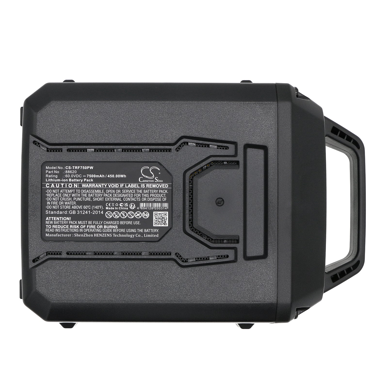 Li-ion, Lawn Mowers Battery fits Toro 120 Mph Brushless Leaf Blower, 16 In. (40.6 Cm) Brushless Cha, 60.0V, 7500mAh Lawn Mowers Cameron Sino Technology Limited