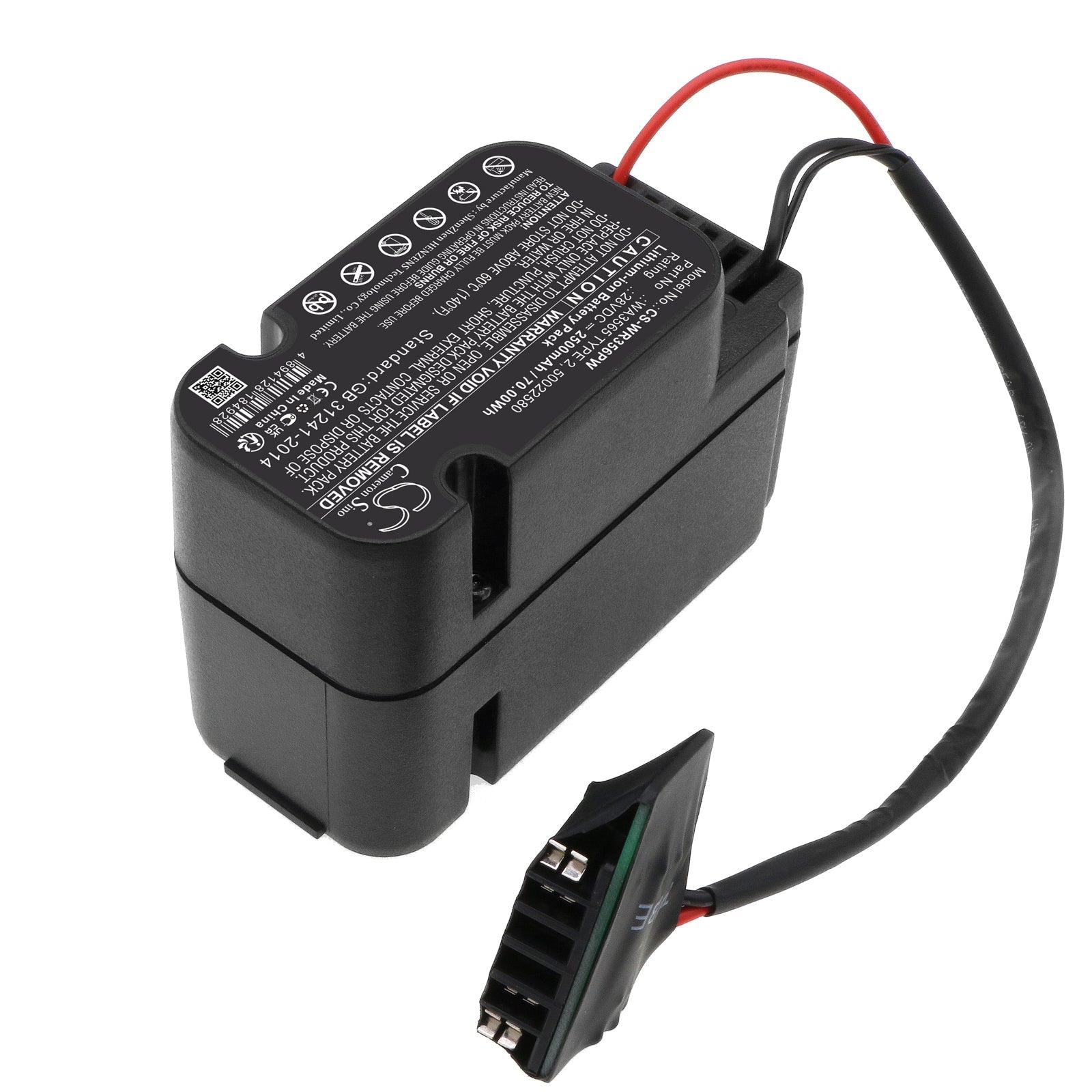 Li-ion, Lawn Mowers Battery fits Worx Landroid Wg795e, Wg795e, 28V, 2500mAh Lawn Mowers Cameron Sino Technology Limited