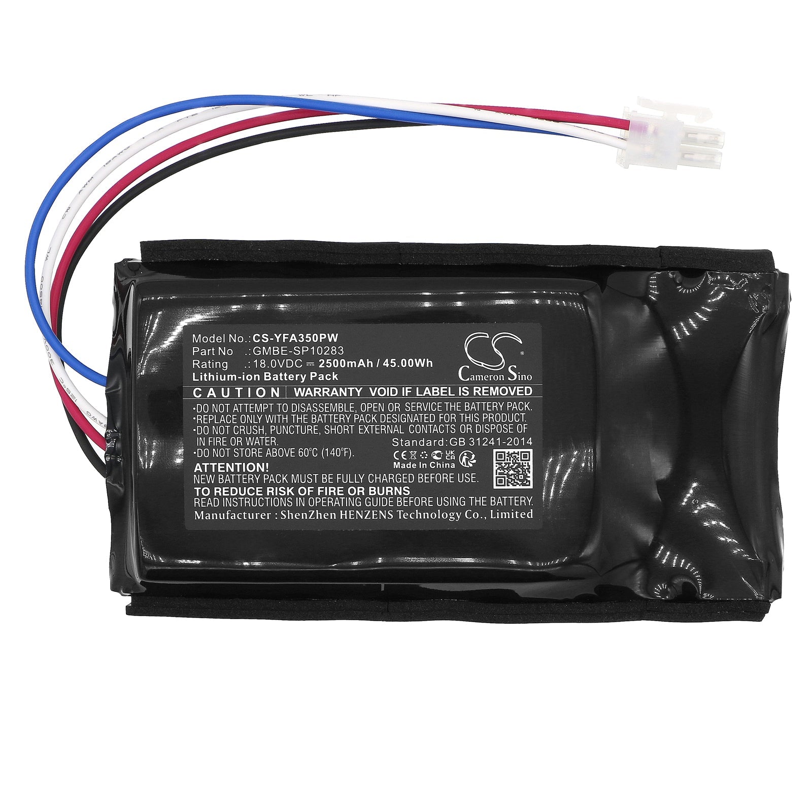 Li-ion, Lawn Mowers Battery fits Yard Force Amiro 350, Amiro 350i, 18.0V, 2500mAh Lawn Mowers Cameron Sino Technology Limited