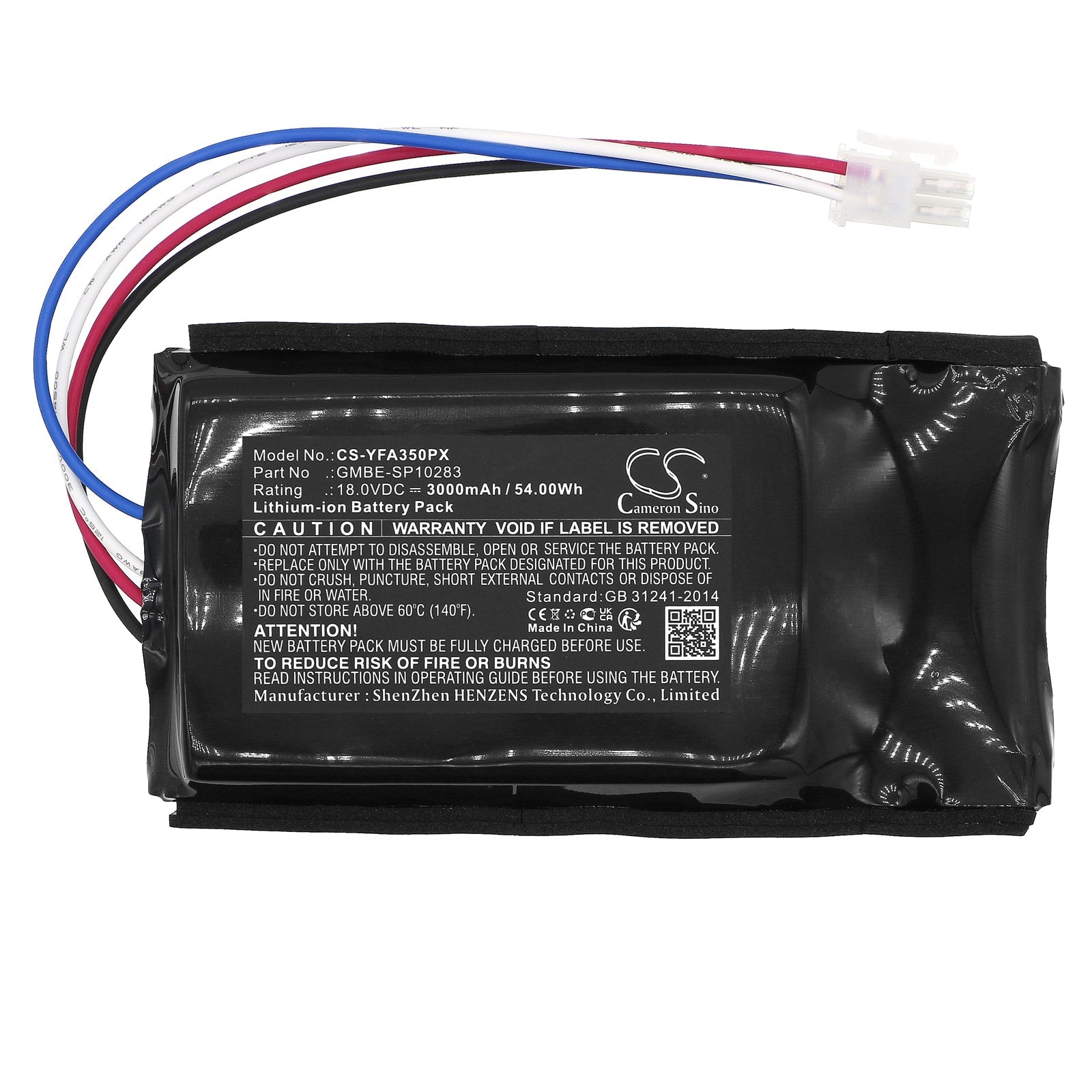 Li-ion, Lawn Mowers Battery fits Yard Force Amiro 350, Amiro 350i, 18.0V, 3000mAh Lawn Mowers Cameron Sino Technology Limited