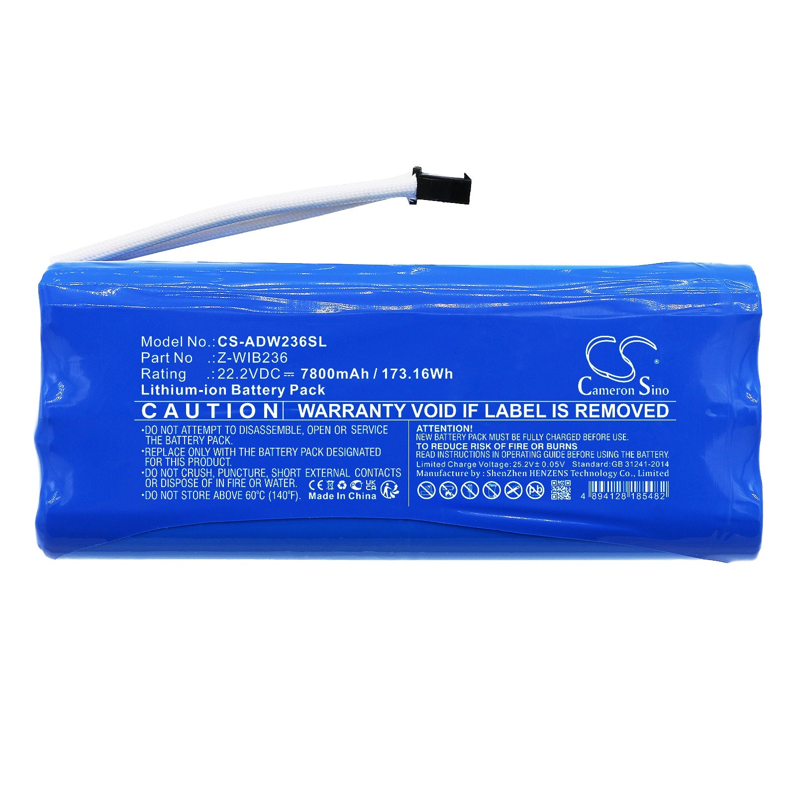 Li-ion, Lighting & Studio Battery fits American Dj Wifly Bar Qa5, 22.2V, 7800mAh Lighting & Studio Cameron Sino Technology Limited