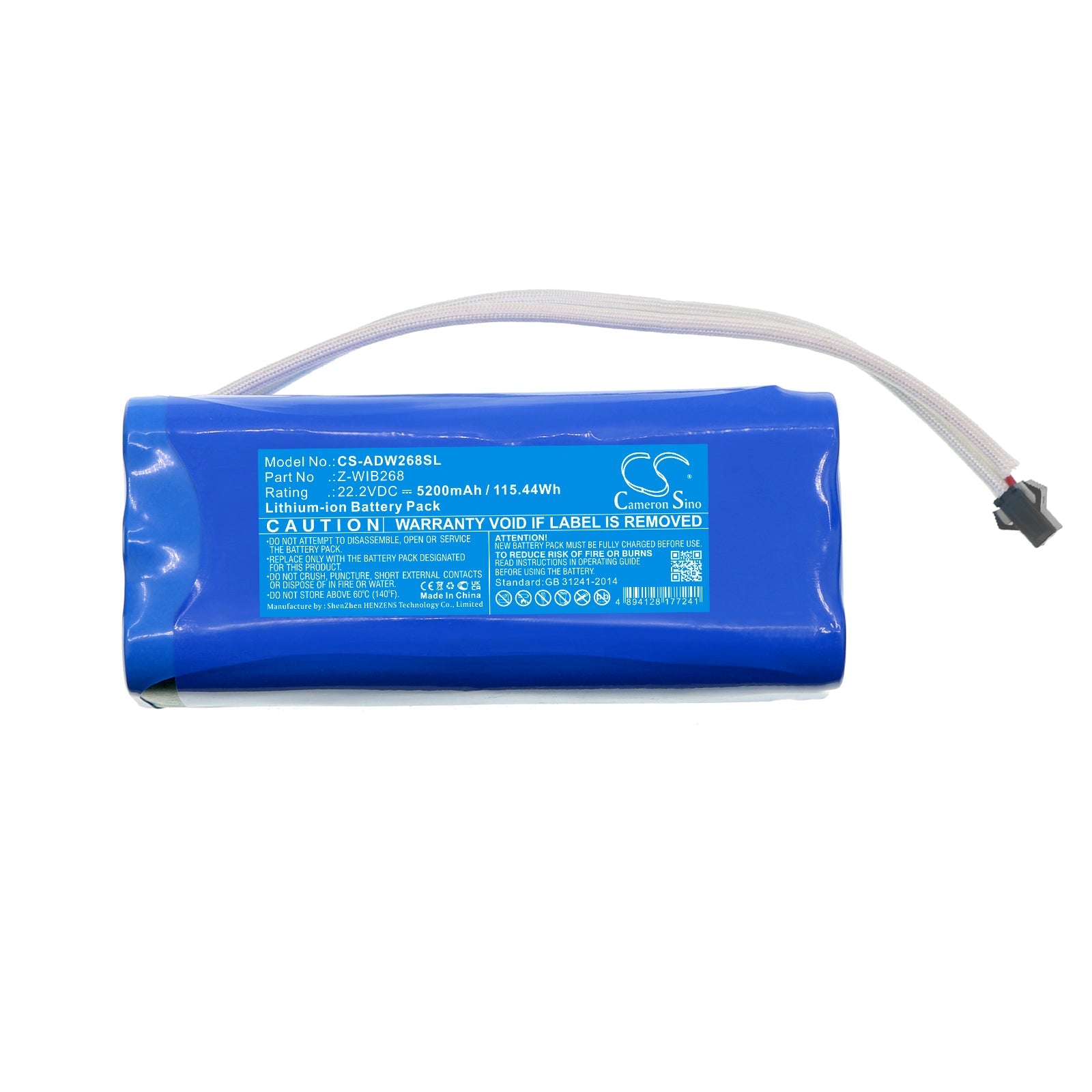 Li-ion, Lighting & Studio Battery fits American Dj Wifly Chameleon, 22.2V, 5200mAh Lighting & Studio Cameron Sino Technology Limited