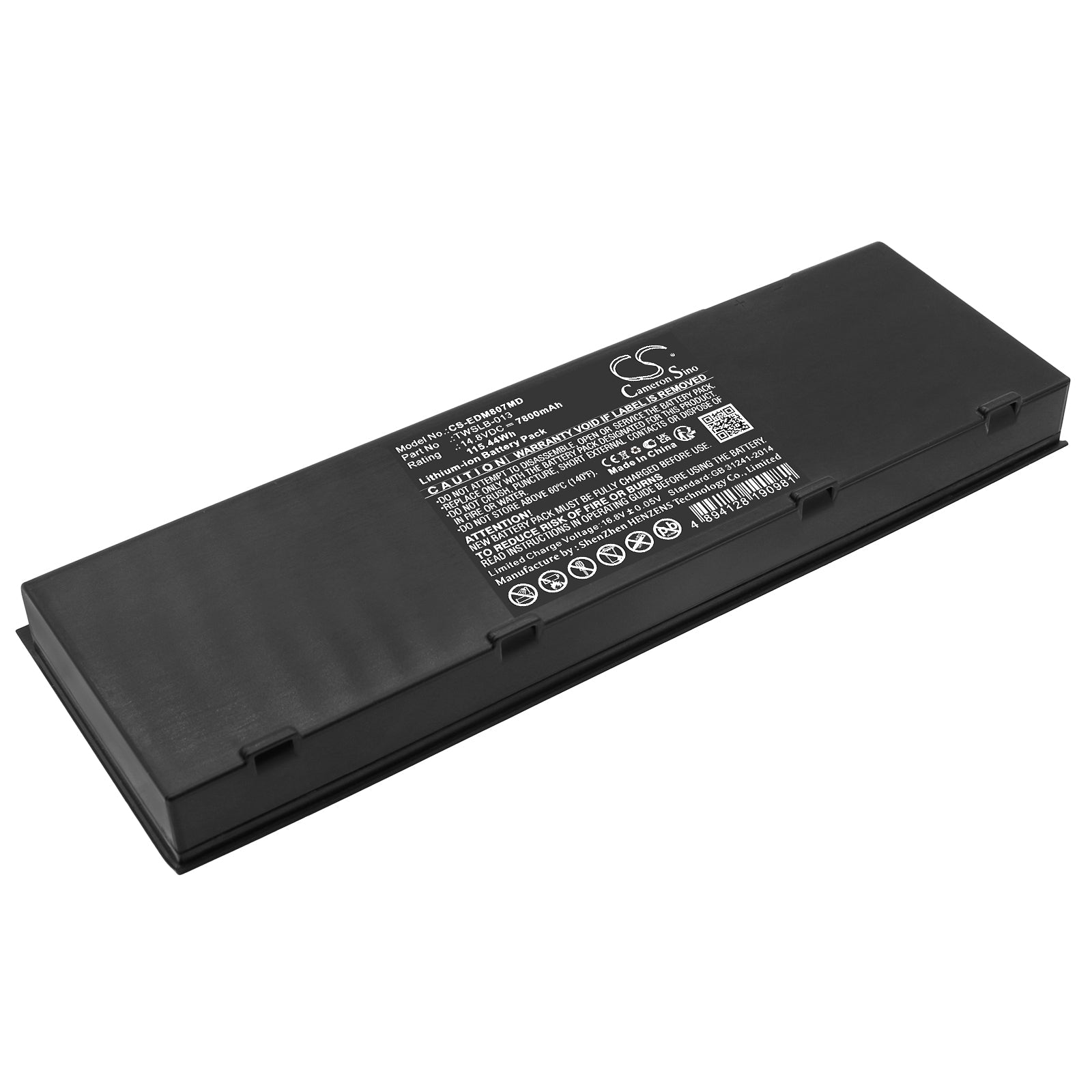 Li-ion, Medical Battery fits Edan Acclarix A8, Mi-807 Ultrasound, 14.8V, 7800mAh Medical Cameron Sino Technology Limited