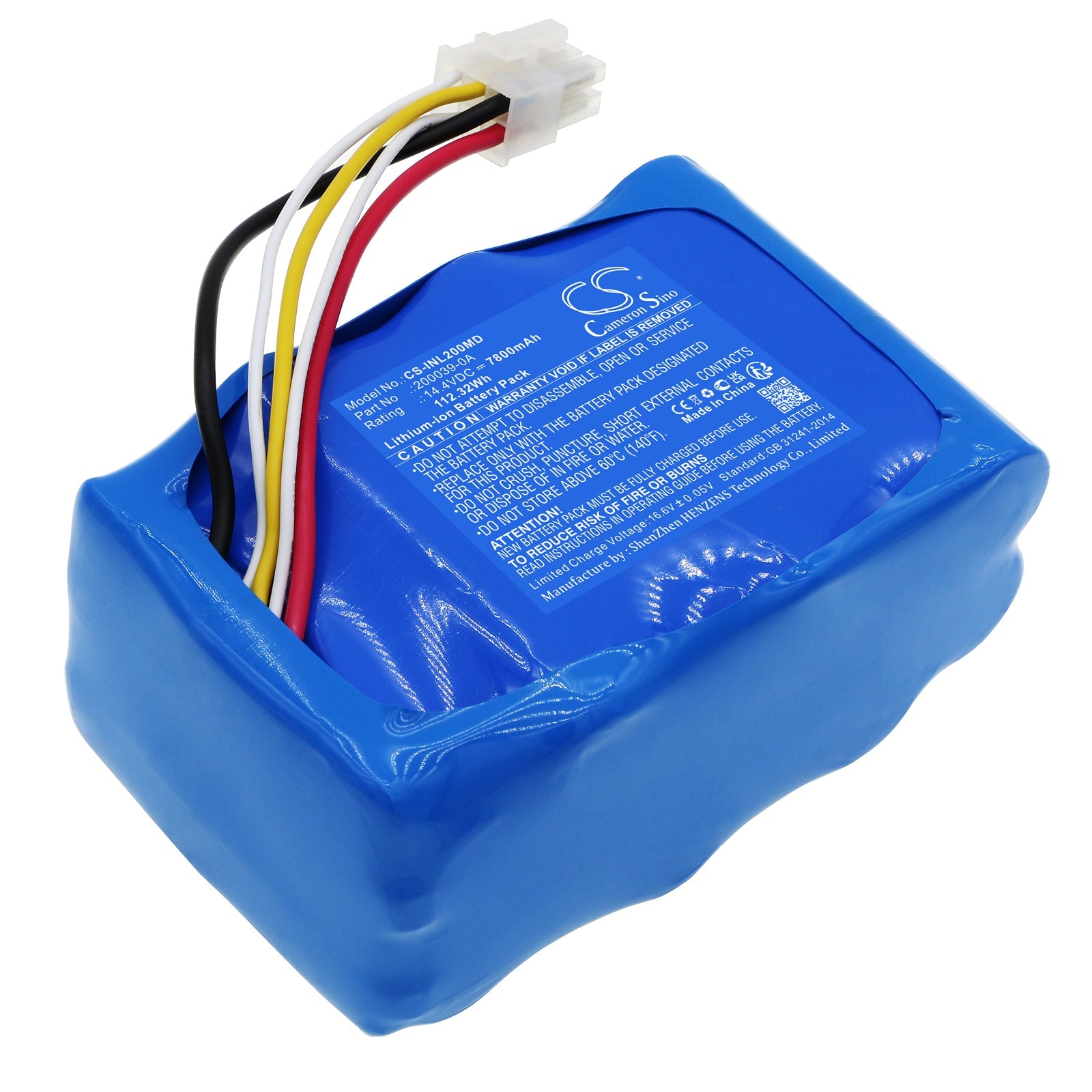 Li-ion, Medical Battery fits Inova Labs Oxygen Machine, 14.4V, 7800mAh Medical Cameron Sino Technology Limited