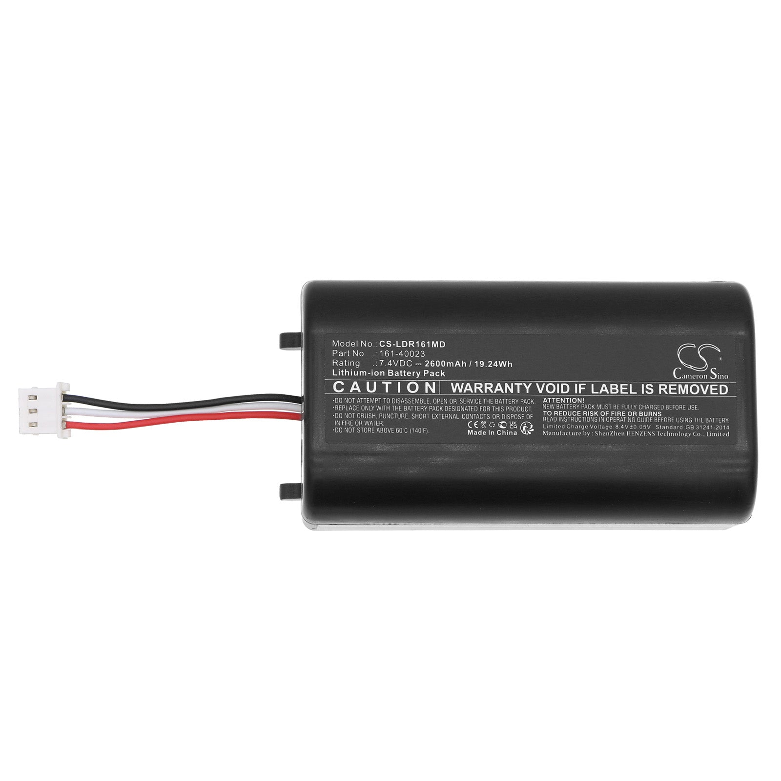 Li-ion, Medical Battery fits Laerdal Resusci Baby Qcpr, 7.4V, 2600mAh Medical Cameron Sino Technology Limited