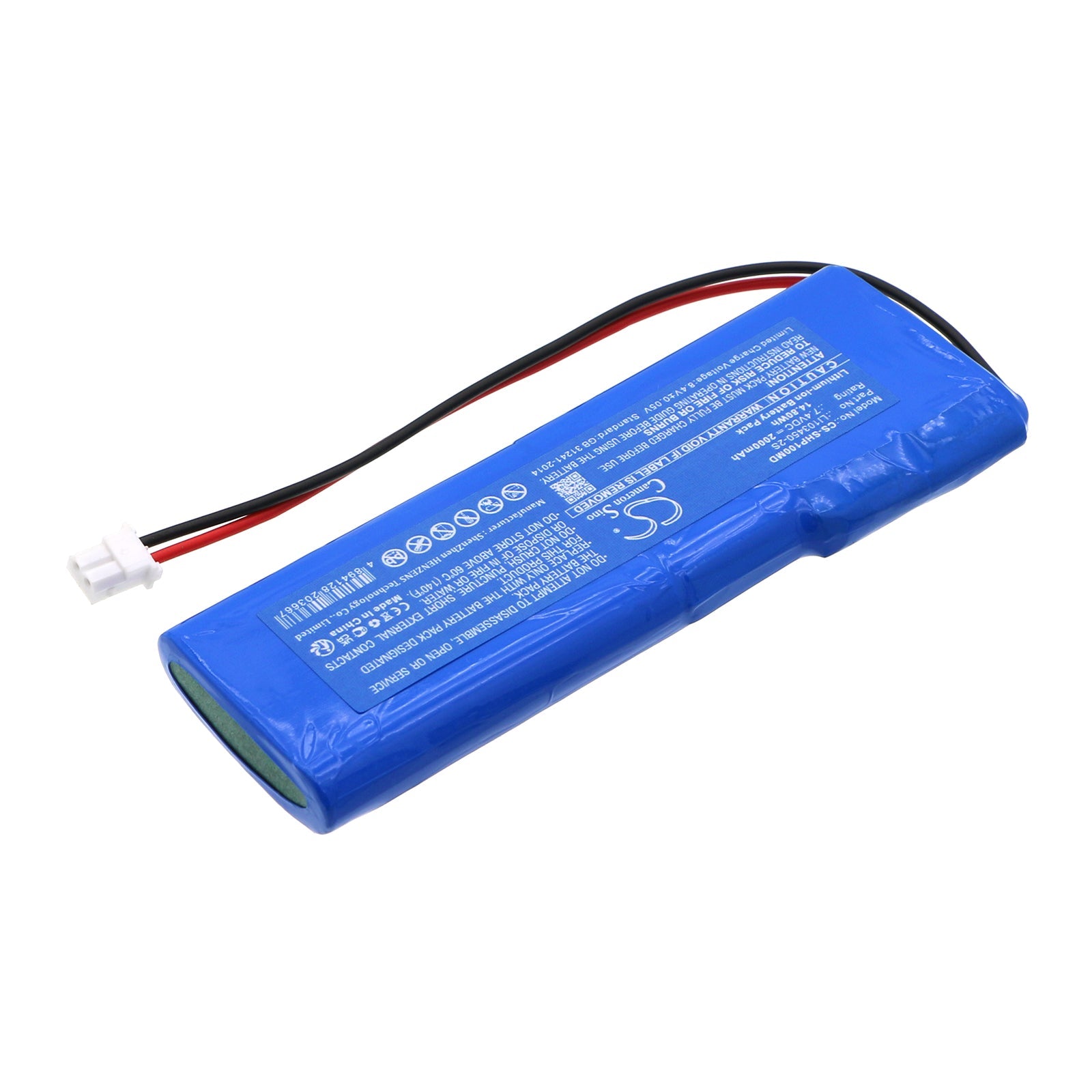 Li-ion, Medical Battery fits Schiller Argus Oxm C, Care Vision Hp100, 7.4V, 2000mAh Medical Cameron Sino Technology Limited