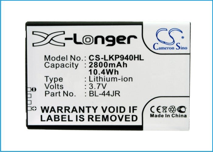 Li-ion, Mobile, SmartPhone Battery fits Lg K2, Ku5400, 3.7V, 2800mAh Mobile, SmartPhone Cameron Sino Technology Limited (Suspended)