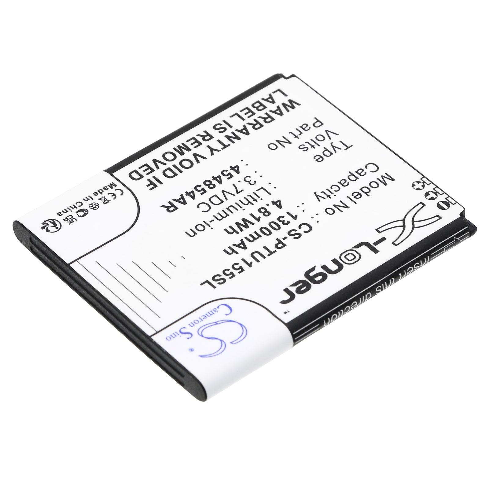 Li - ion, Mobile, SmartPhone Battery fits Panasonic Kx - tu150, Kx - tu150exr, 3.7V, 1300mAh - Batterybuyer.ca