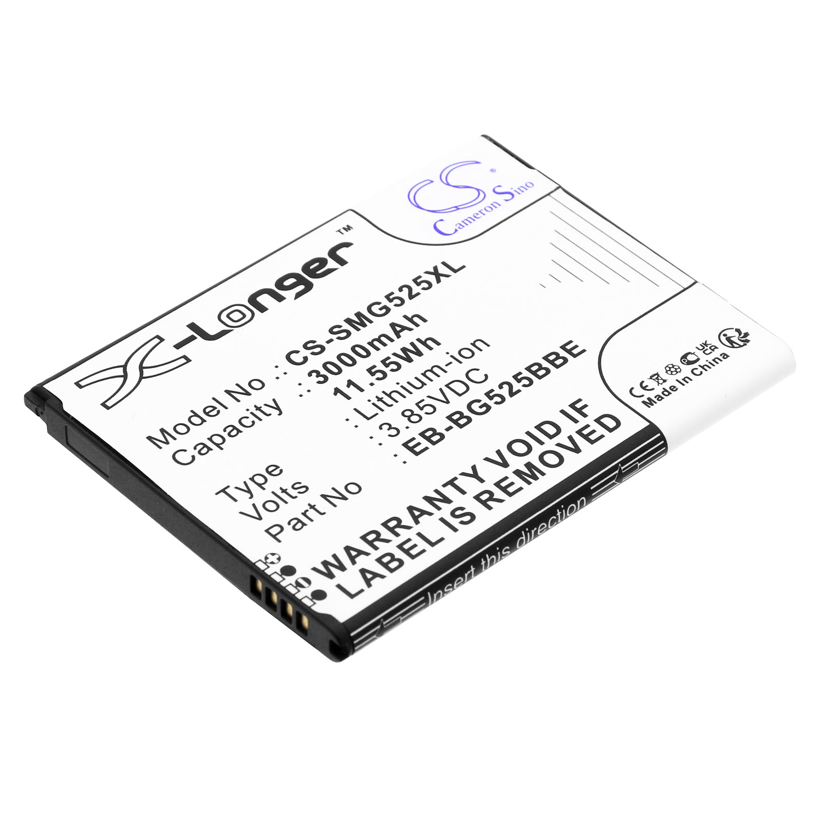 Li - ion, Mobile, SmartPhone Battery fits Samsung Galaxy Xcover 5, Galaxy Xcover 5 2021, 3.85V, 3000mAh - Batterybuyer.ca