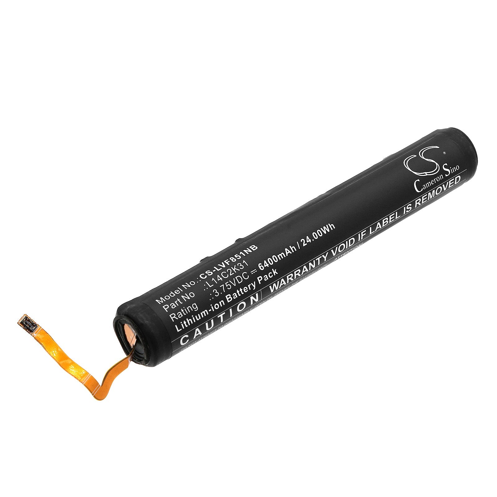 Li-ion, Notebook, Laptop Battery fits Lenovo Yoga Tablet 2 830f, Yoga Tablet 2 830lc, 3.75V, 6400mAh Notebook, Laptop Cameron Sino Technology Limited