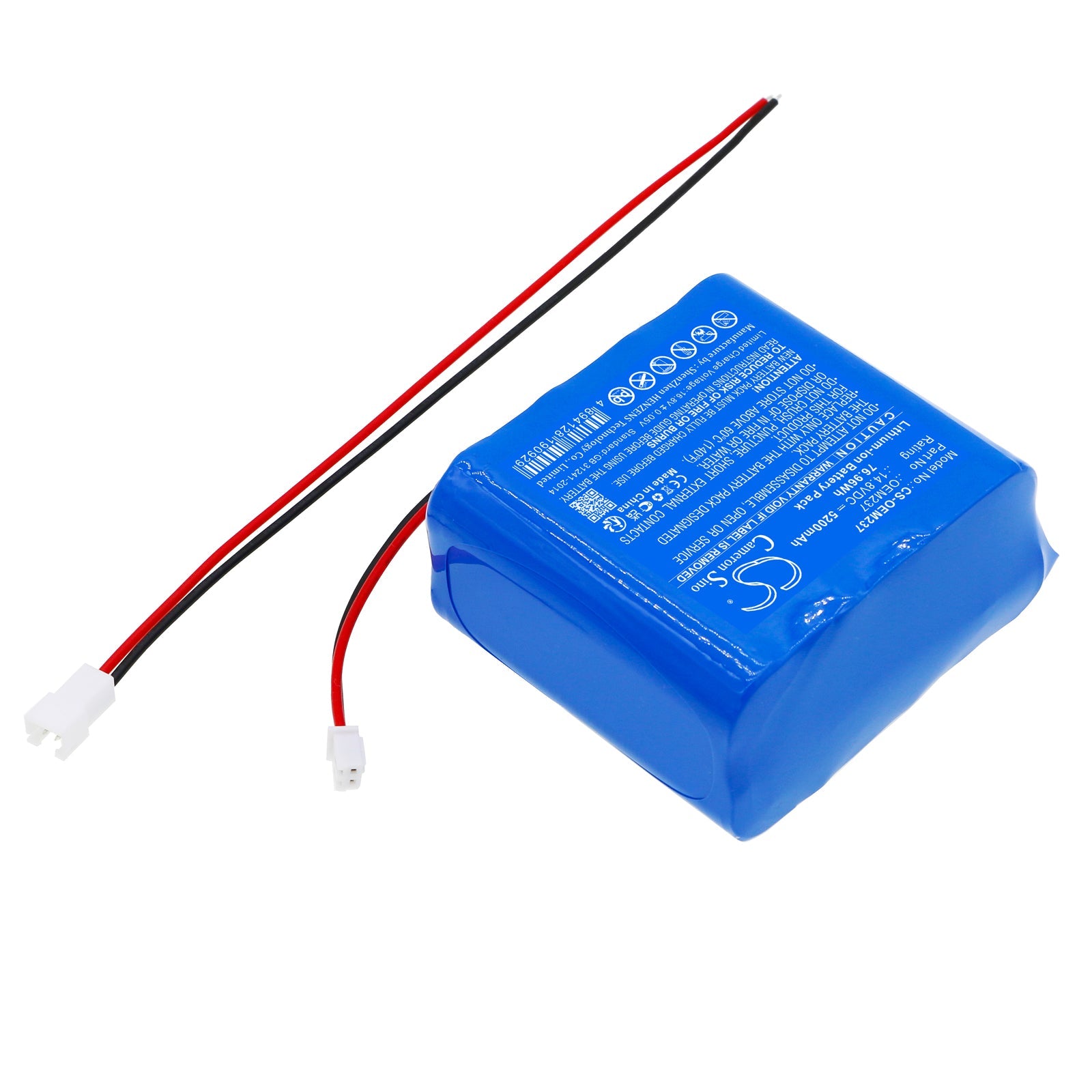 Li-ion, OEM/ODM Battery fits Cameron Sino Technologies, 14.8V, 5200mAh OEM/ODM Cameron Sino Technology Limited