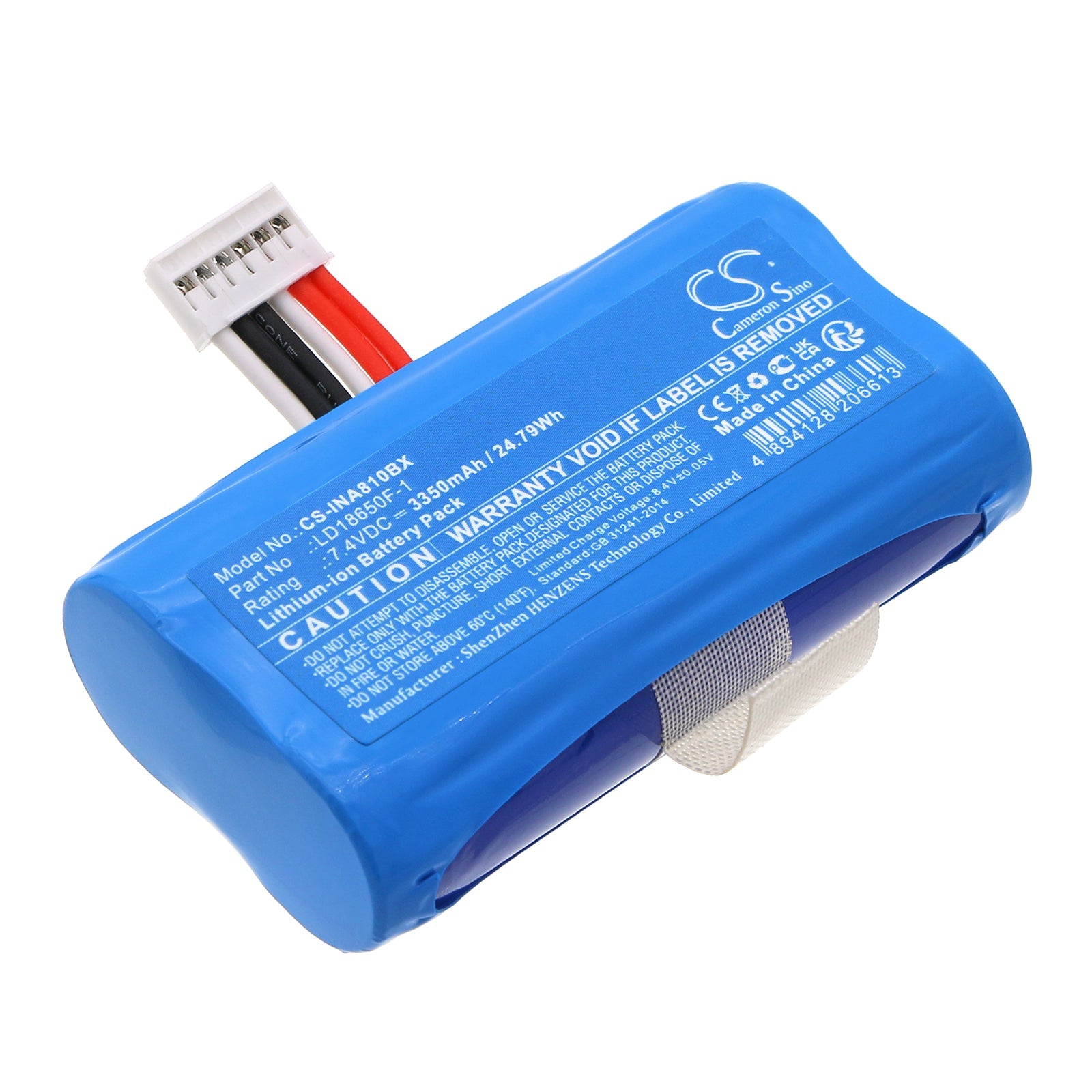 Li-ion, Payment Terminal Battery fits Landi A8 Pro, A8 Pro-92d3, 7.4V, 3350mAh Payment Terminal Cameron Sino Technology Limited