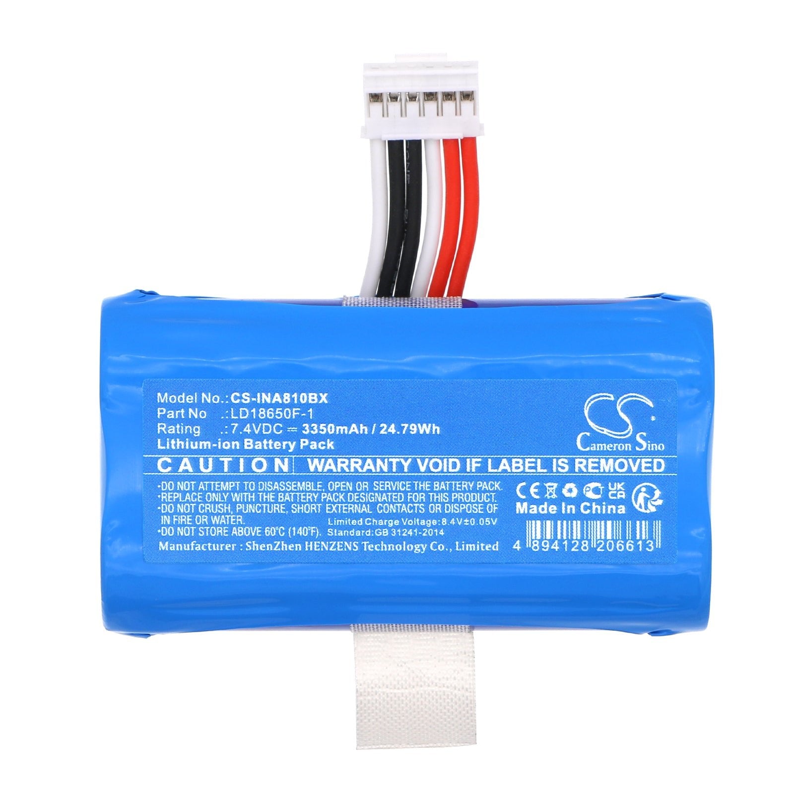 Li-ion, Payment Terminal Battery fits Landi A8 Pro, A8 Pro-92d3, 7.4V, 3350mAh Payment Terminal Cameron Sino Technology Limited