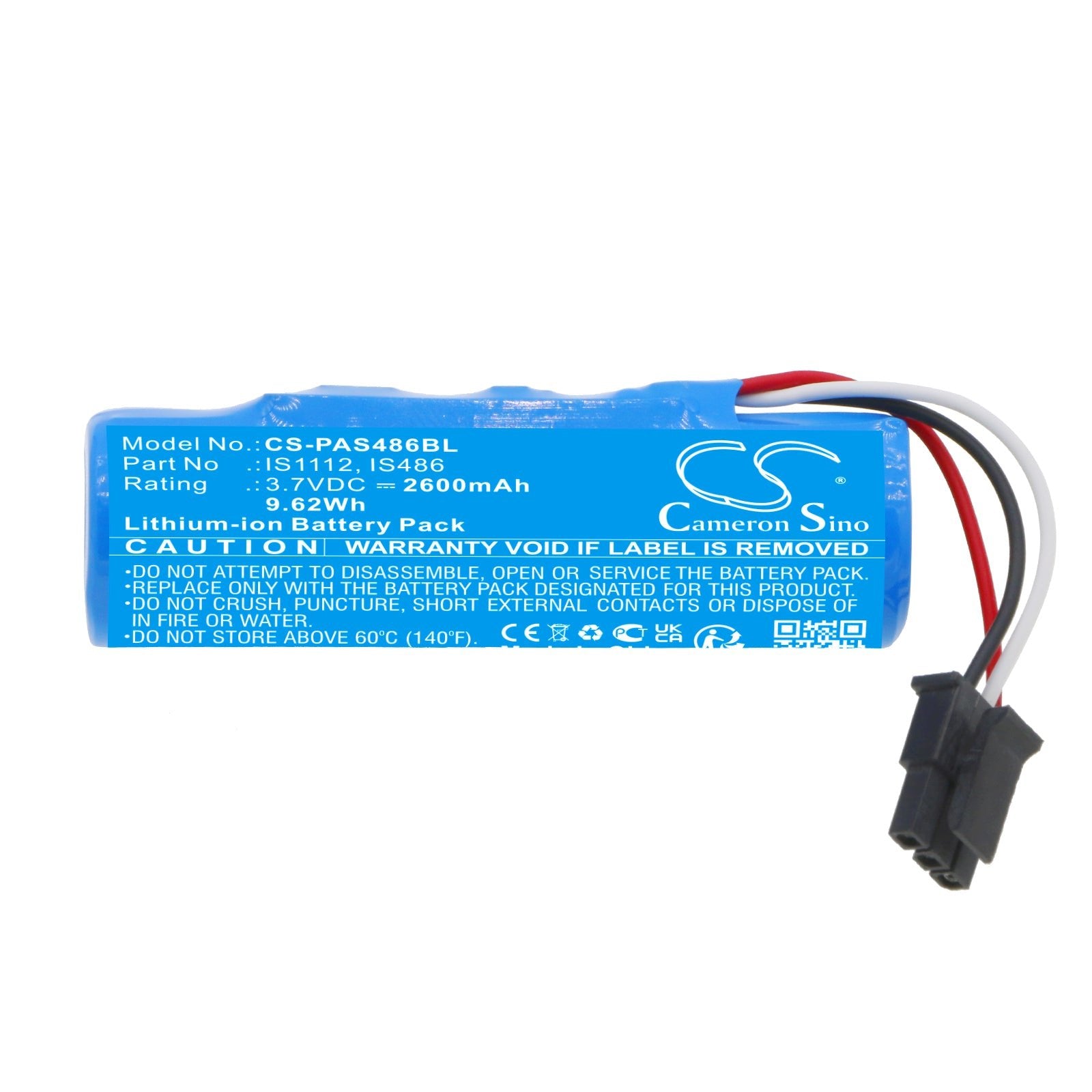 Li-ion, Payment Terminal Battery fits Pax S920, 3.7V, 2600mAh Payment Terminal Cameron Sino Technology Limited