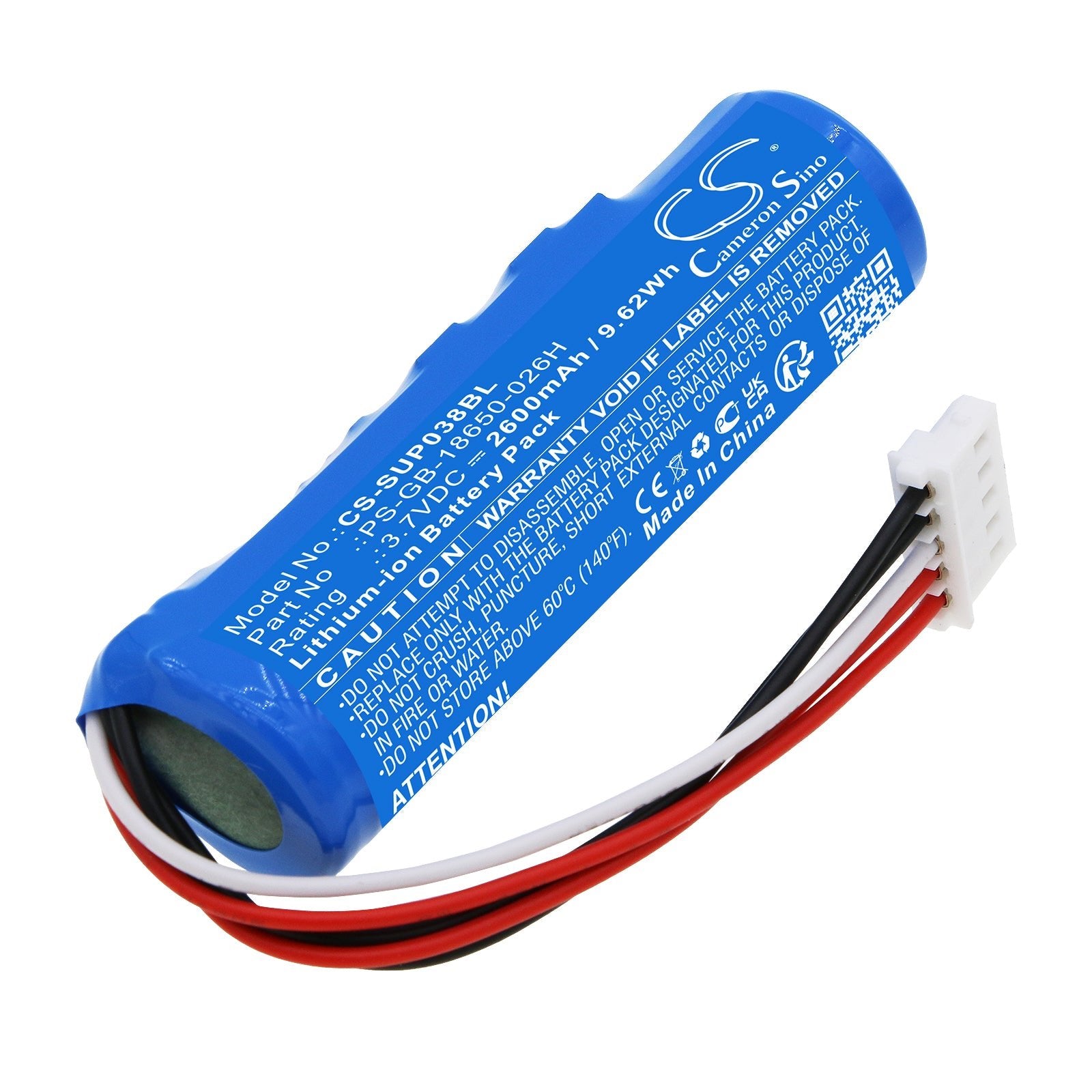 Li-ion, Payment Terminal Battery fits Sumup 3g Printer, 3g+ Printer, 3.7V, 2600mAh Payment Terminal Cameron Sino Technology Limited