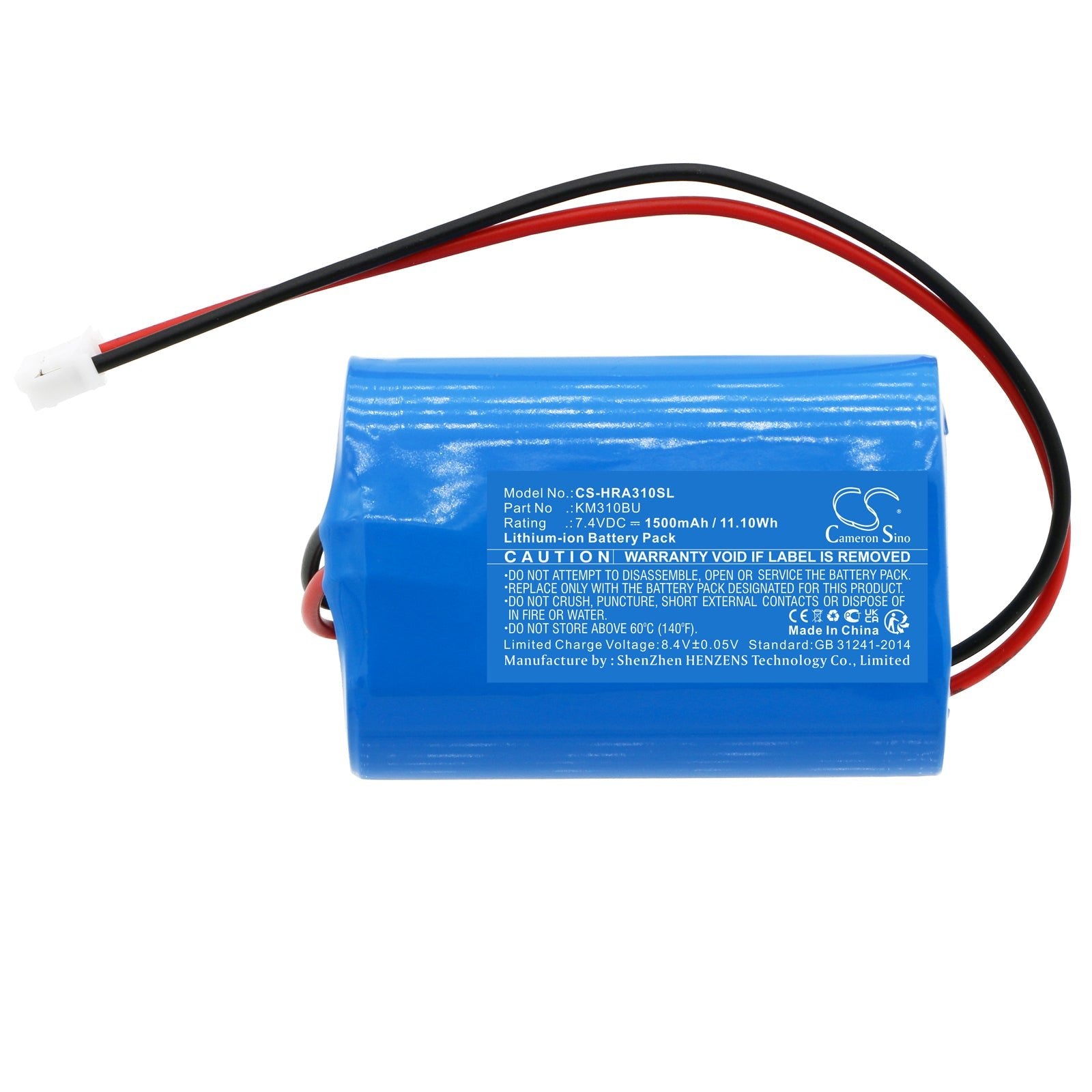 Li-ion, Portable Printer Battery fits Hprt A300l, A300s, 7.4V, 1500mAh Portable Printer Cameron Sino Technology Limited