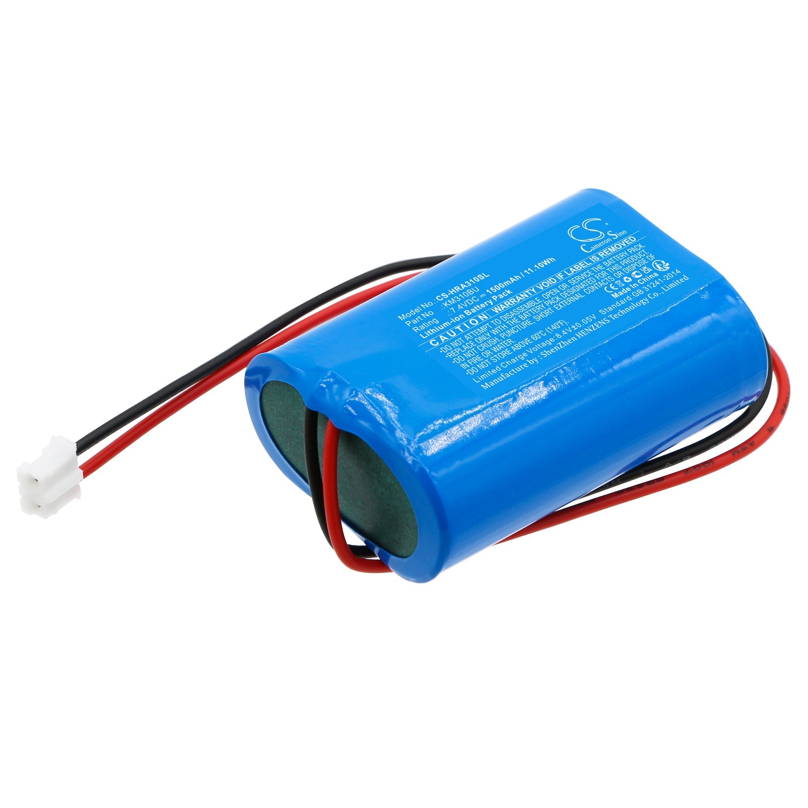 Li-ion, Portable Printer Battery fits Hprt A300l, A300s, 7.4V, 1500mAh Portable Printer Cameron Sino Technology Limited