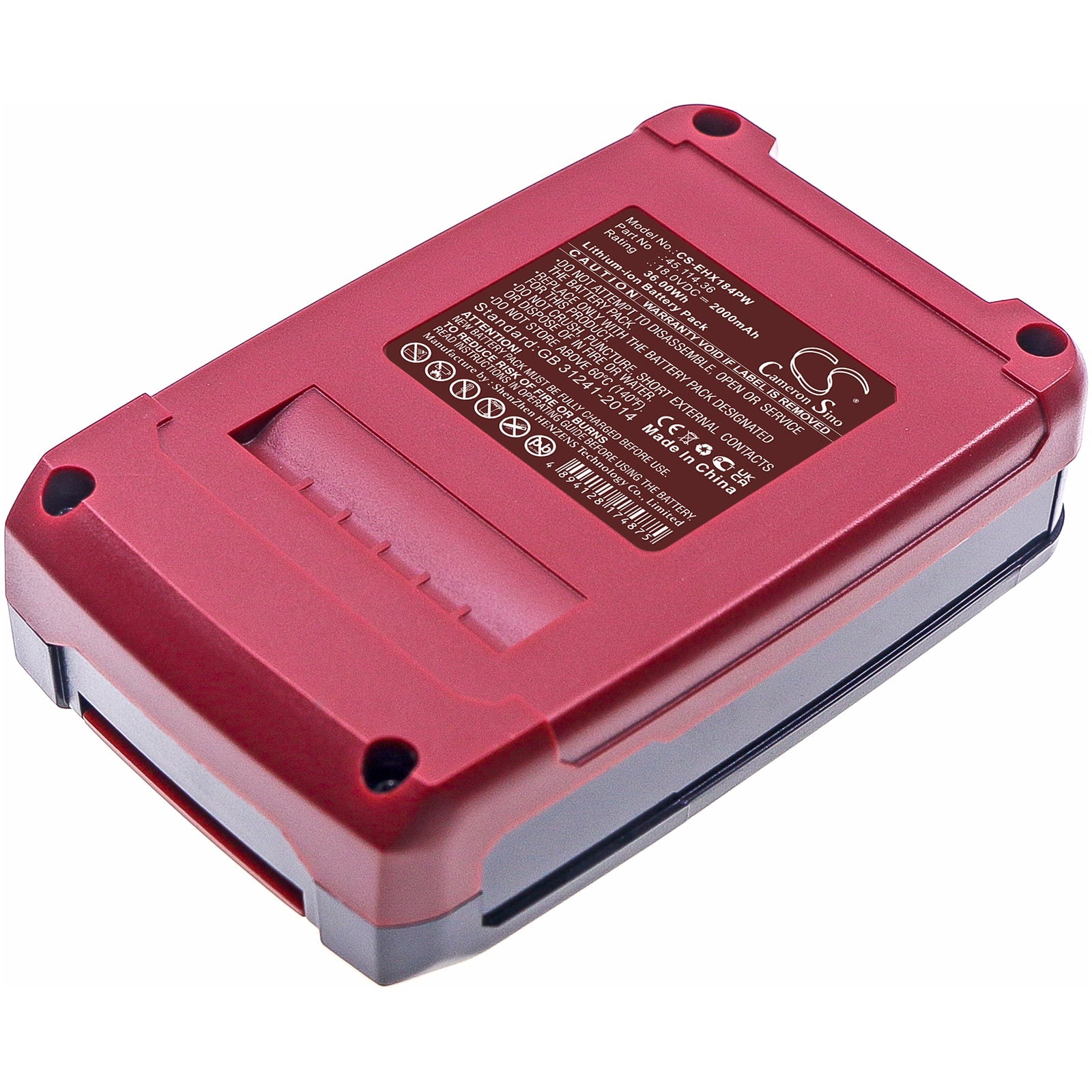 Li-ion, Power Tools Battery fits Einhell 4118907, Agillo 18/200, 18.0V, 2000mAh Power Tools Cameron Sino Technology Limited