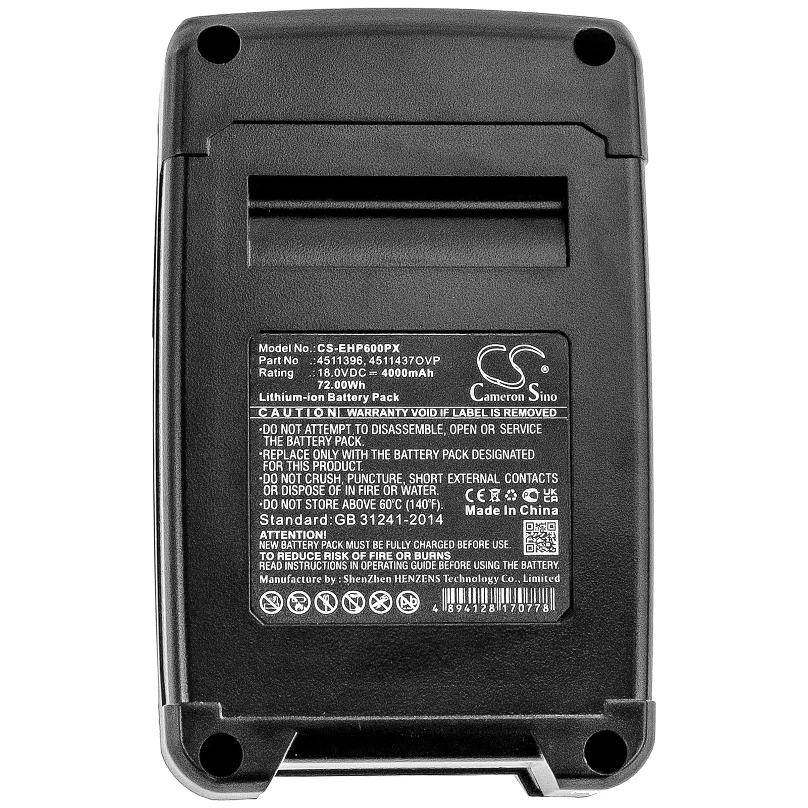 Li-ion, Power Tools Battery fits Einhell Px-bat52, Pxbp-300, 18.0V, 4000mAh Power Tools Cameron Sino Technology Limited