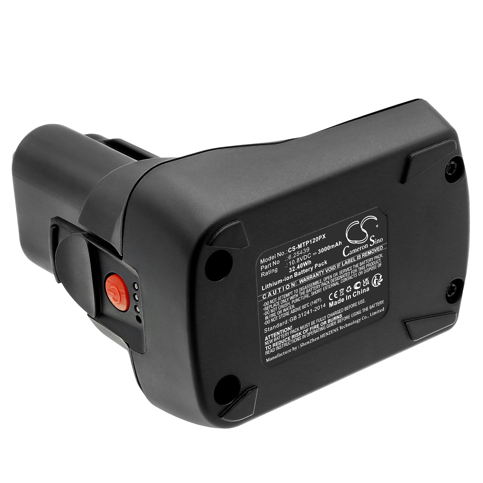 Li-ion, Power Tools Battery fits Metabo Powerimpact 12, Powerled 12, 10.8V, 3000mAh Power Tools Cameron Sino Technology Limited