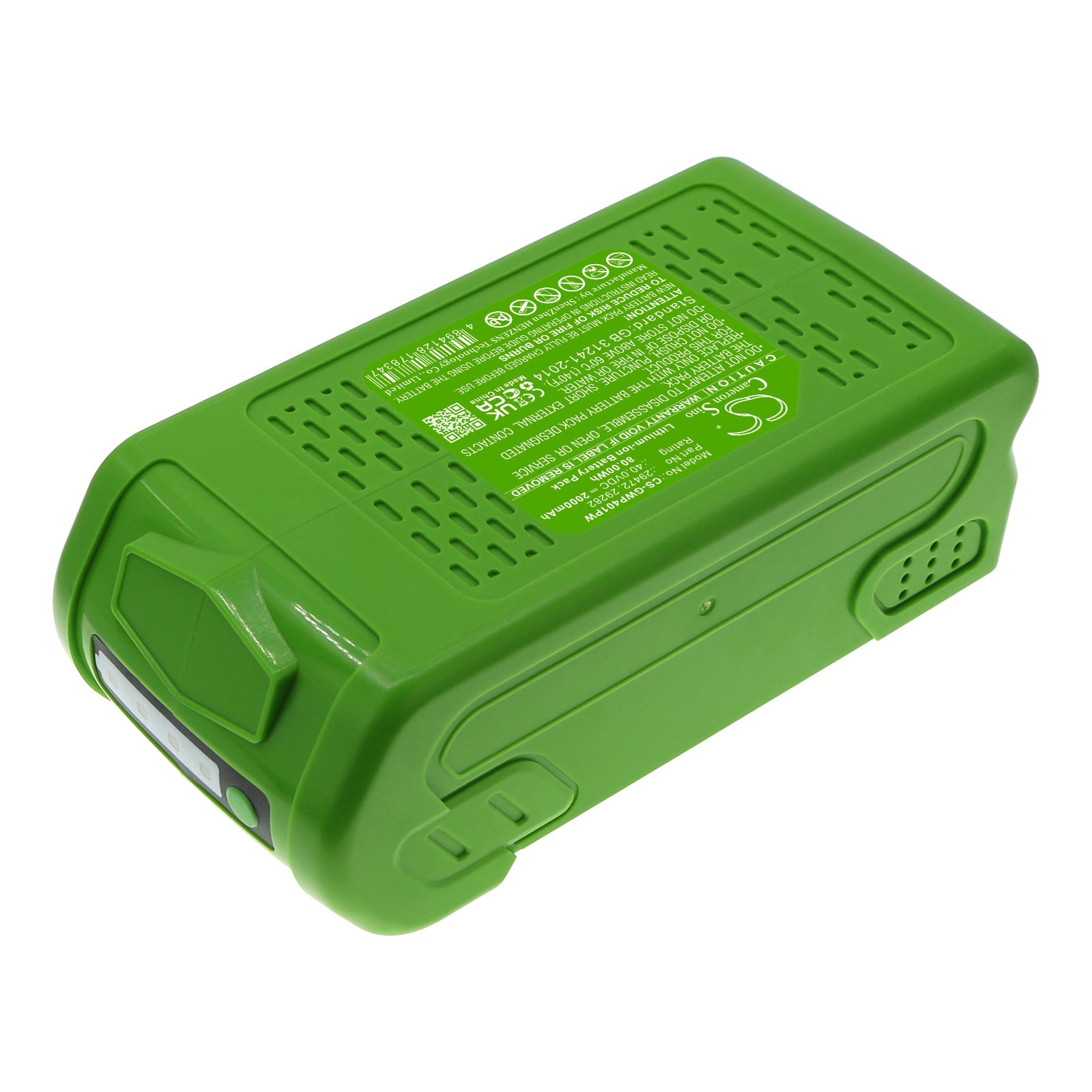 Li-ion, Power Tools Battery fits Powerworks 40v-system, P40gc, 40.0V, 2000mAh Power Tools Cameron Sino Technology Limited