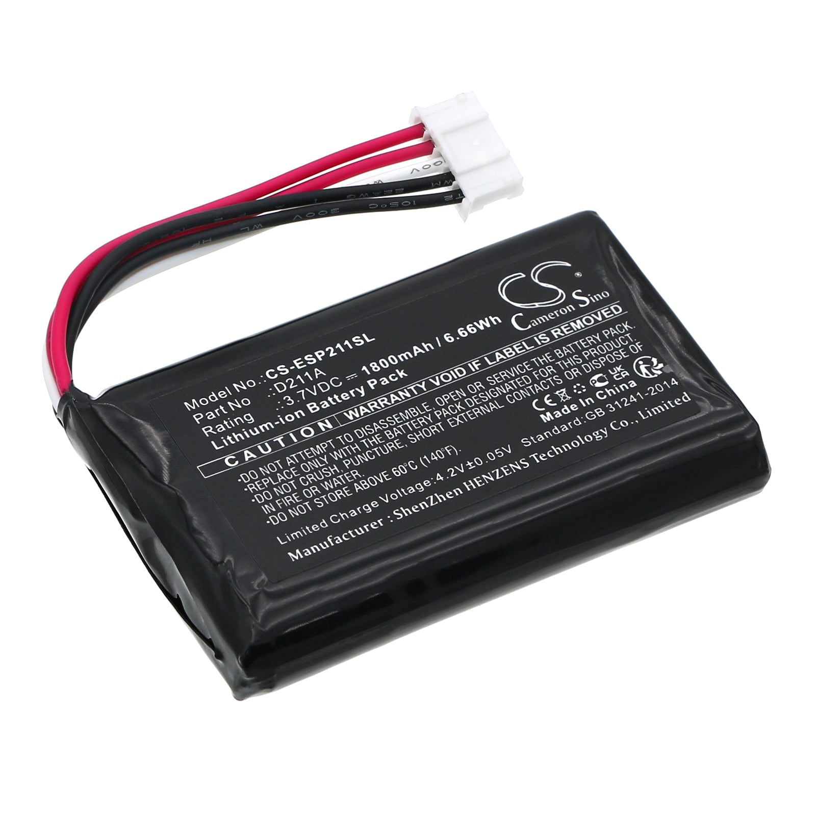 Li-ion, Printer Battery fits Epson C11cg87404, L3110 Ecotank Printer, 3.7V, 1800mAh Printer Cameron Sino Technology Limited