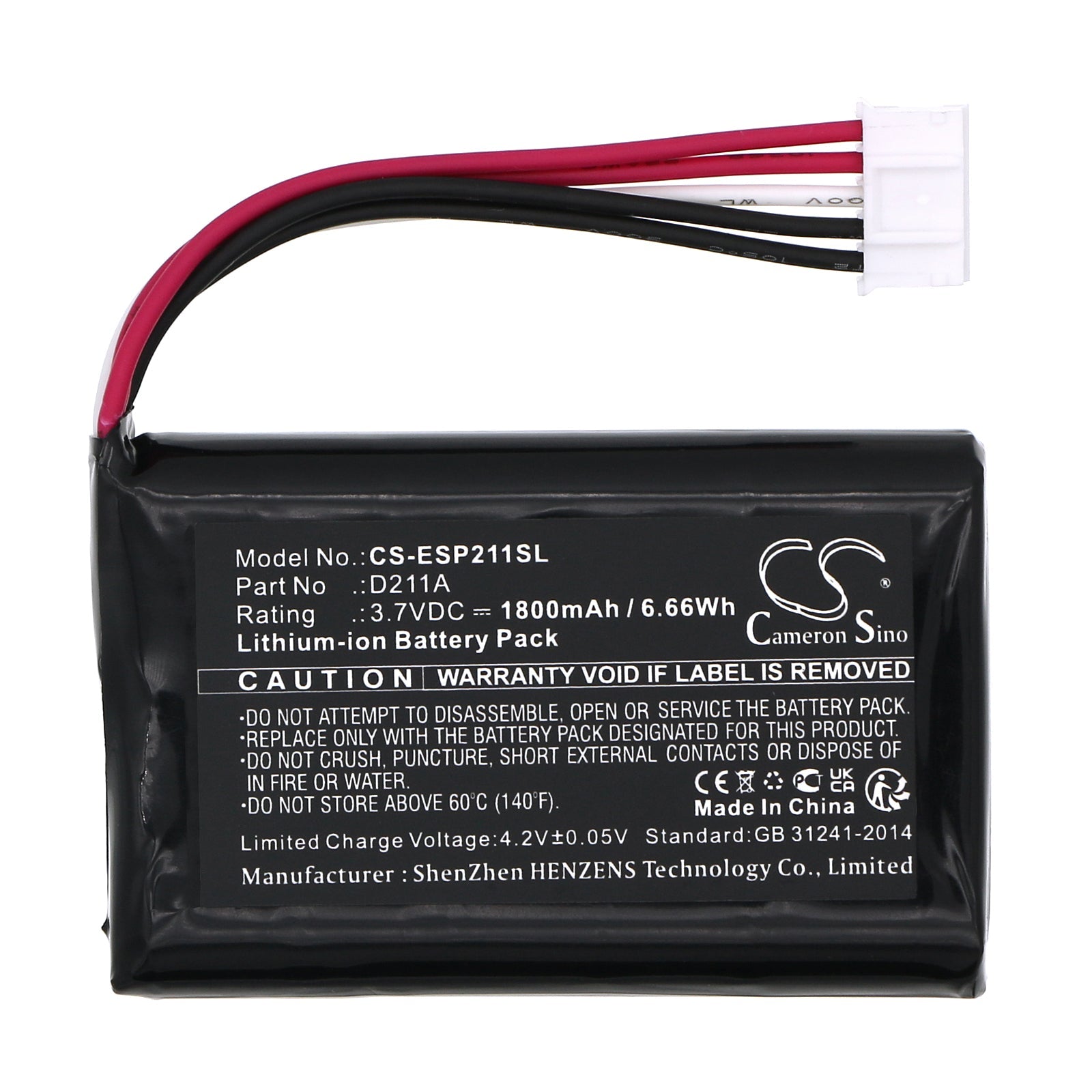 Li-ion, Printer Battery fits Epson C11cg87404, L3110 Ecotank Printer, 3.7V, 1800mAh Printer Cameron Sino Technology Limited