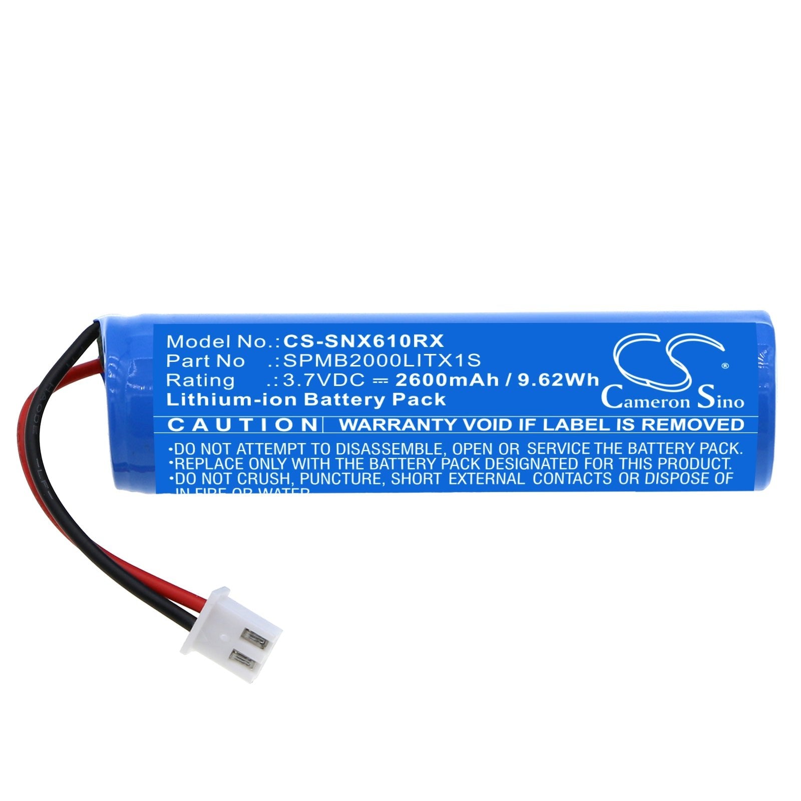 Li-ion, Remote Controller Battery fits Spektrum Transmitter Nx6, Transmitter Nx8, 3.7V, 2600mAh Remote Controller Cameron Sino Technology Limited