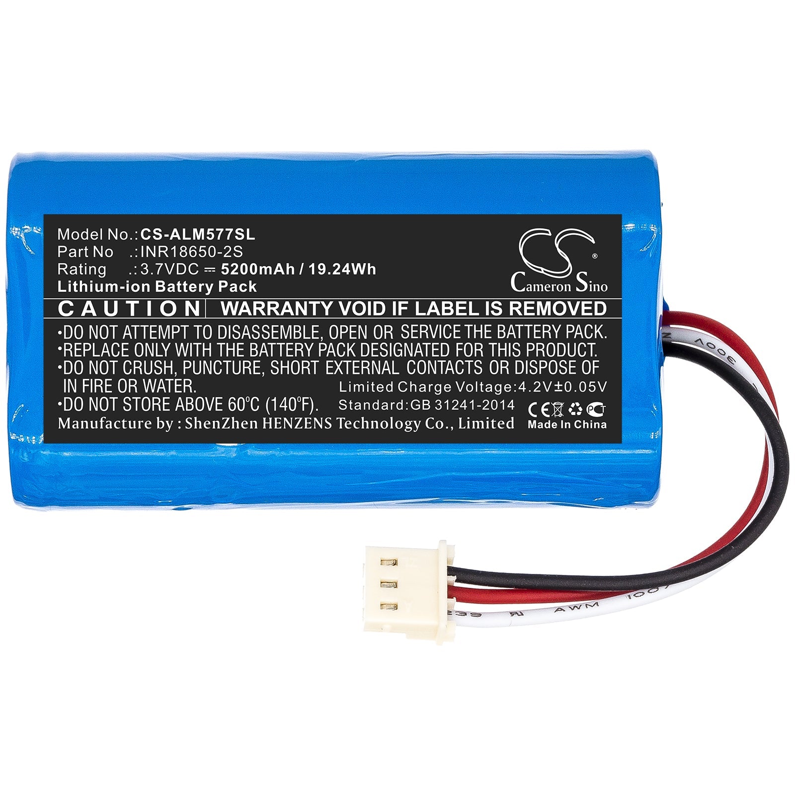 Li-ion Speaker Battery fits Altec Lansing, Imw577, Imw577-ab 3.7V, 5200mAh Speaker Cameron Sino Technology Limited