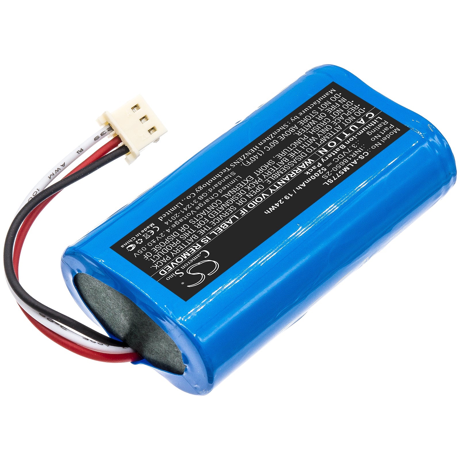 Li-ion Speaker Battery fits Altec Lansing, Imw577, Imw577-ab 3.7V, 5200mAh Speaker Cameron Sino Technology Limited