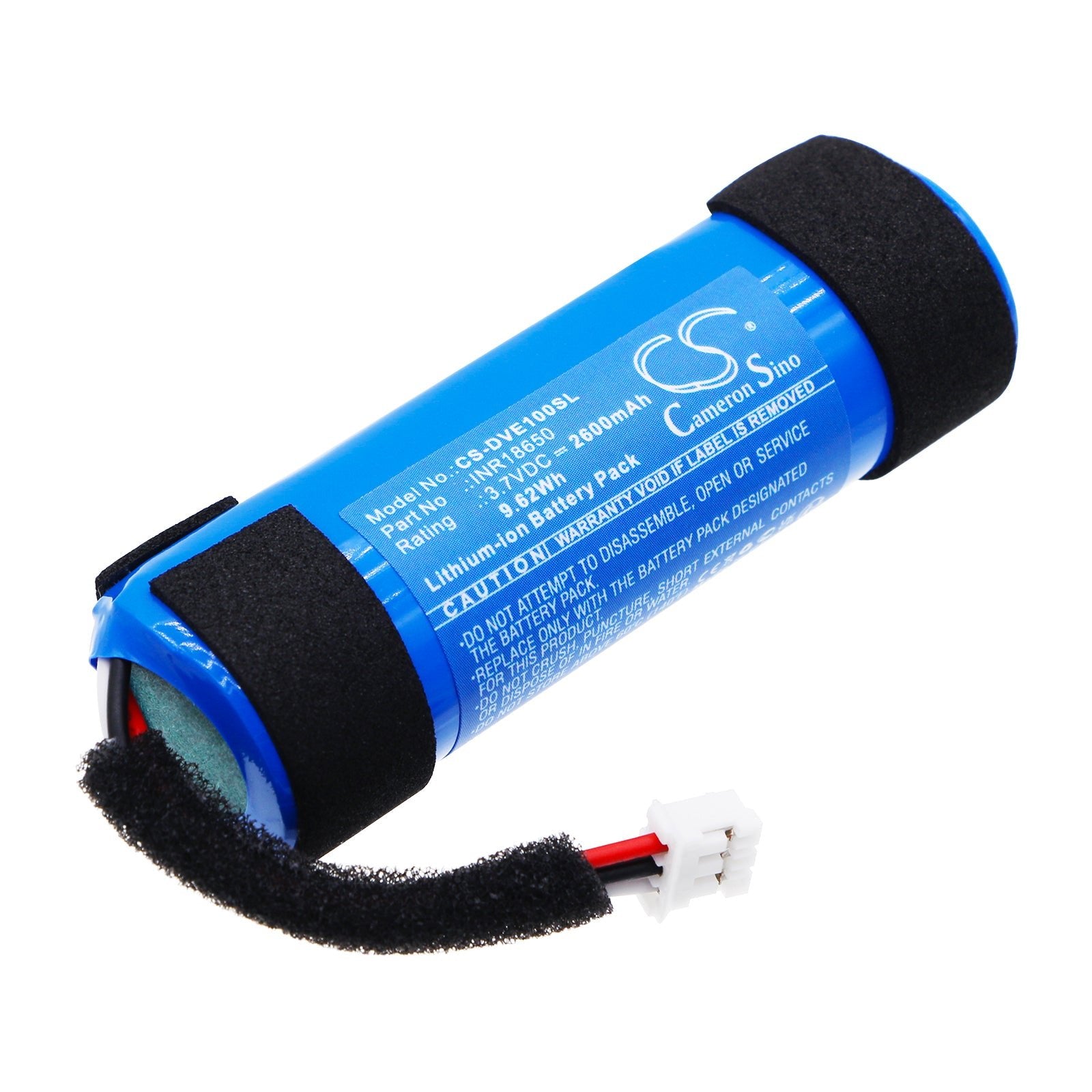 Li-ion, Speaker Battery fits Divoom Timebox Evo, 3.7V, 2600mAh Speaker Cameron Sino Technology Limited