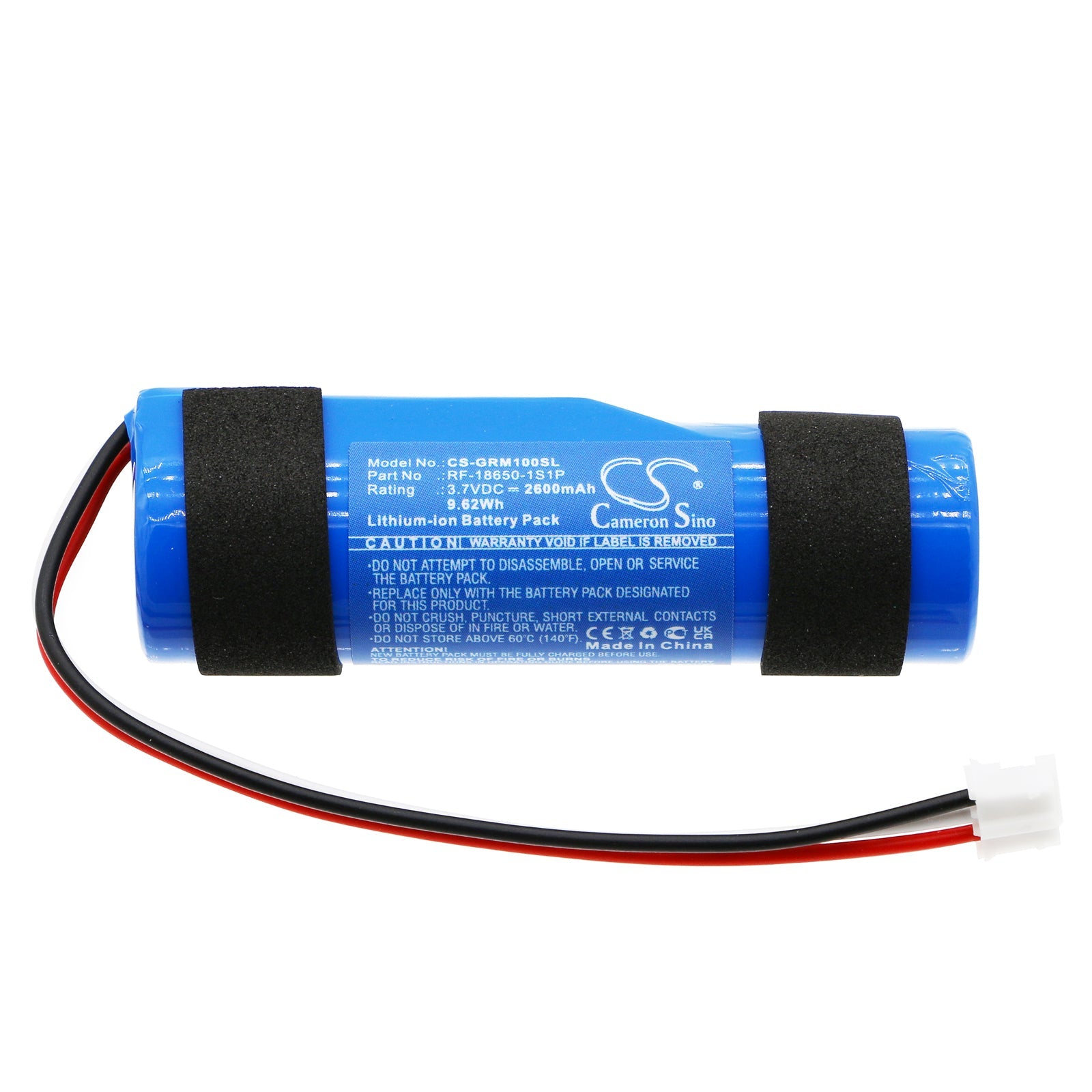 Li-ion, Speaker Battery fits Groove Onn Aagry100076371, Rugged Sm, 3.7V, 2600mAh Speaker Cameron Sino Technology Limited