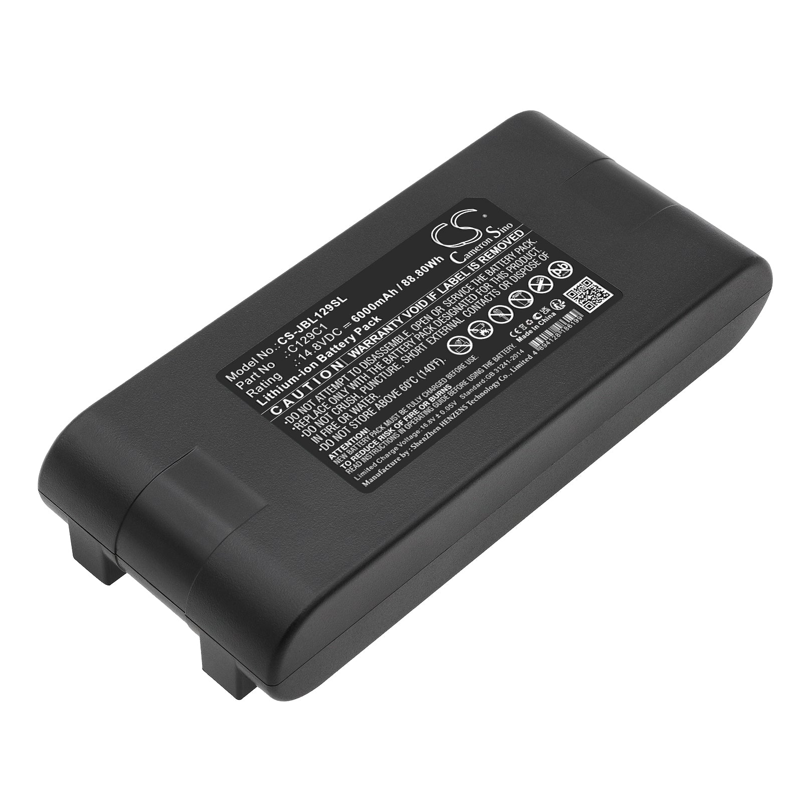 Li-ion, Speaker Battery fits Jbl Eon One Compact, 14.8V, 6000mAh Speaker Cameron Sino Technology Limited