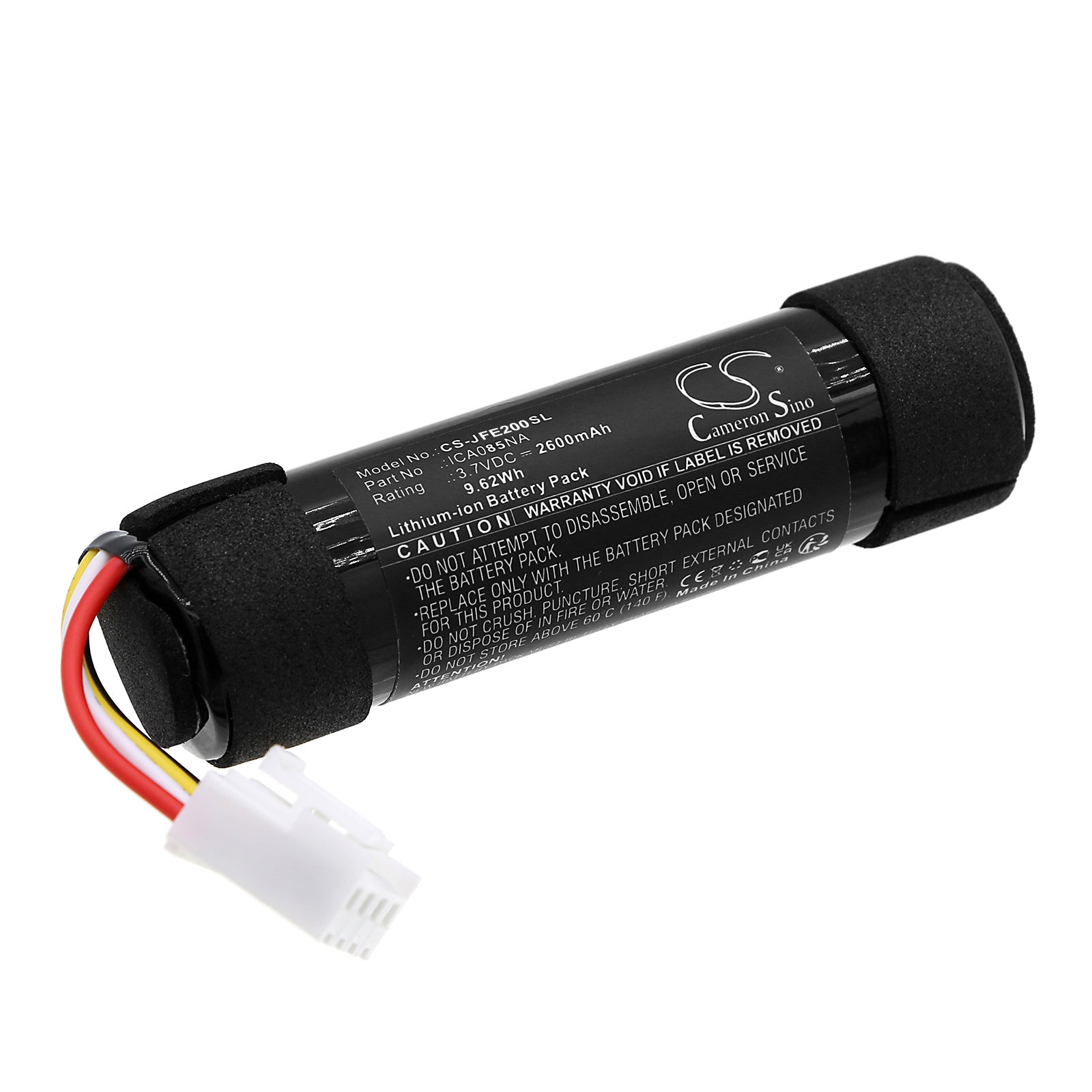 Li-ion, Speaker Battery fits Jbl Flip Essential 2, Jblflipes2, 3.7V, 2600mAh Speaker Cameron Sino Technology Limited