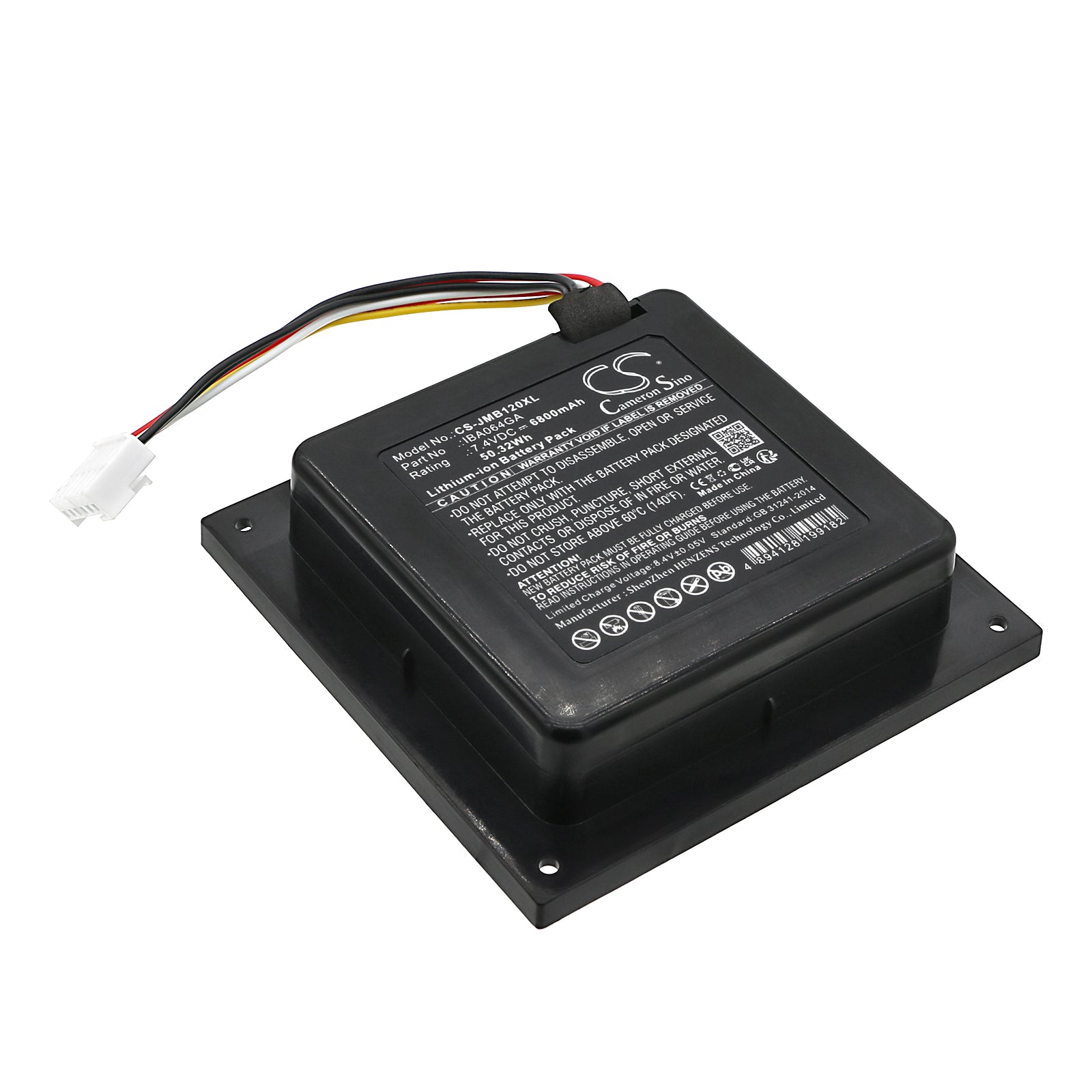 Li-ion, Speaker Battery fits Jbl Partybox 110, 7.4V, 6800mAh Speaker Cameron Sino Technology Limited
