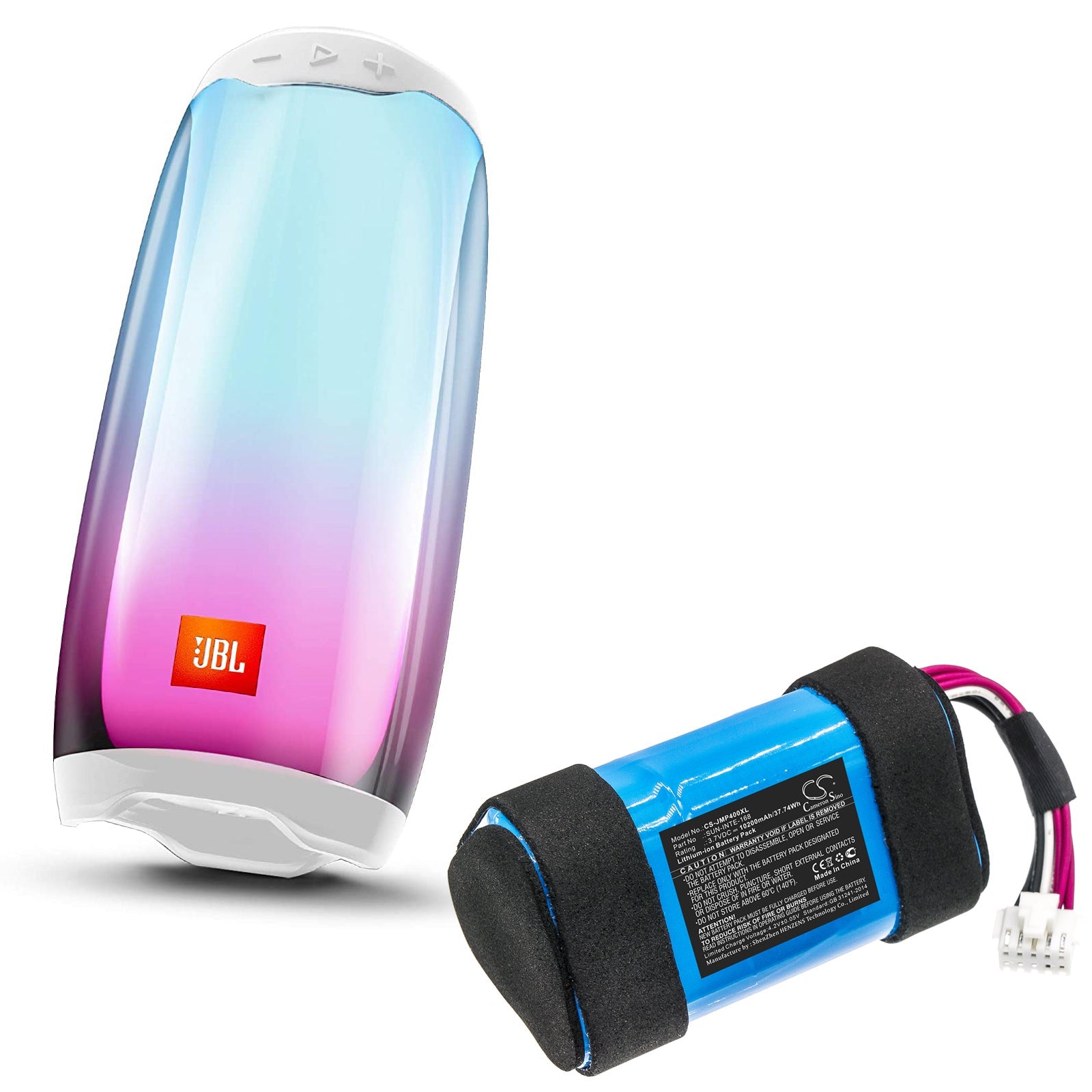 Li-ion Speaker Battery fits Jbl, Pulse 4 3.7V, 7800mAh Speaker Cameron Sino Technology Limited