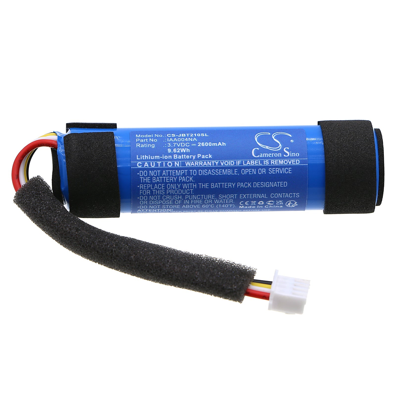 Li-ion, Speaker Battery fits Jbl Tuner 2, 3.7V, 2600mAh Speaker Cameron Sino Technology Limited