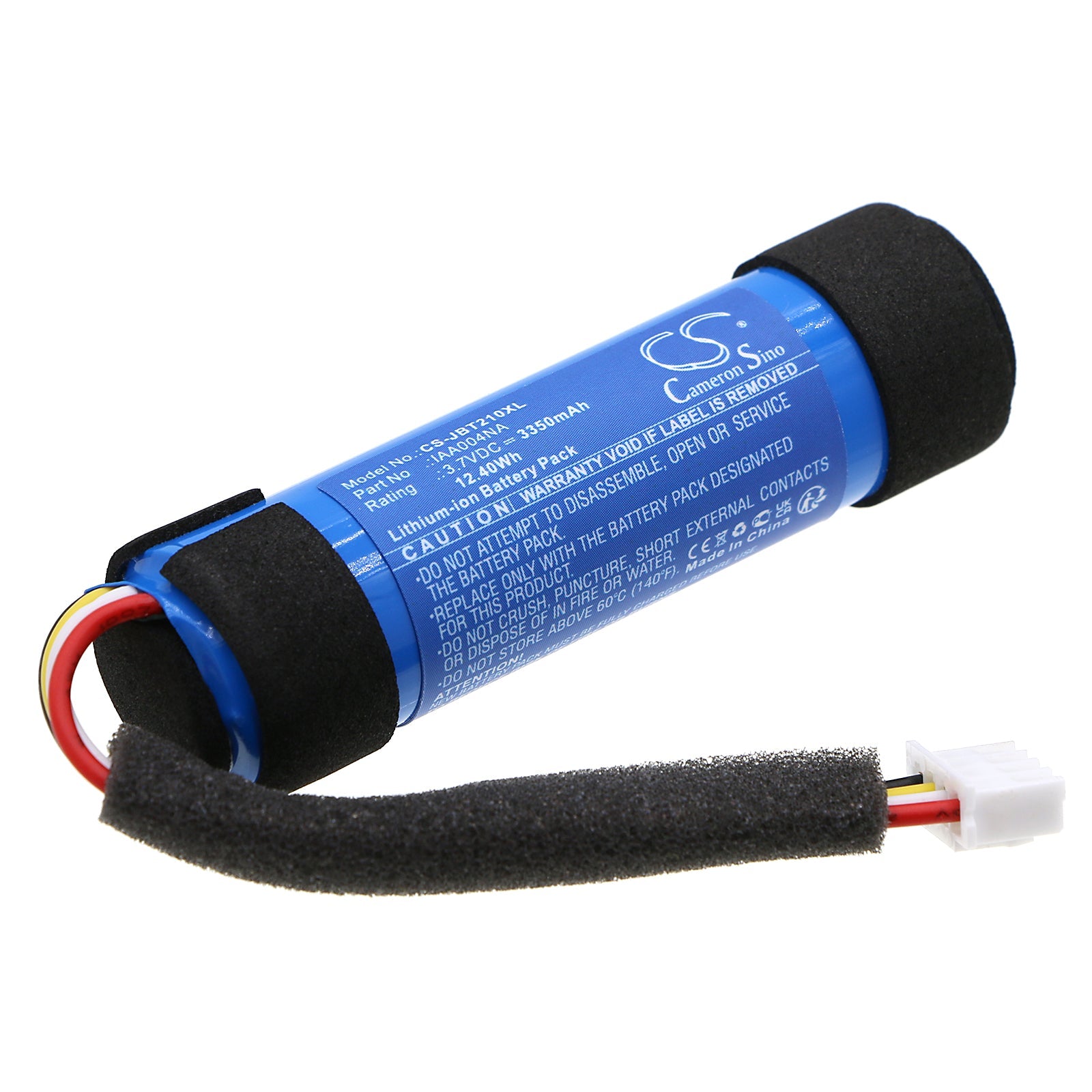 Li-ion, Speaker Battery fits Jbl Tuner 2, 3.7V, 3350mAh Speaker Cameron Sino Technology Limited