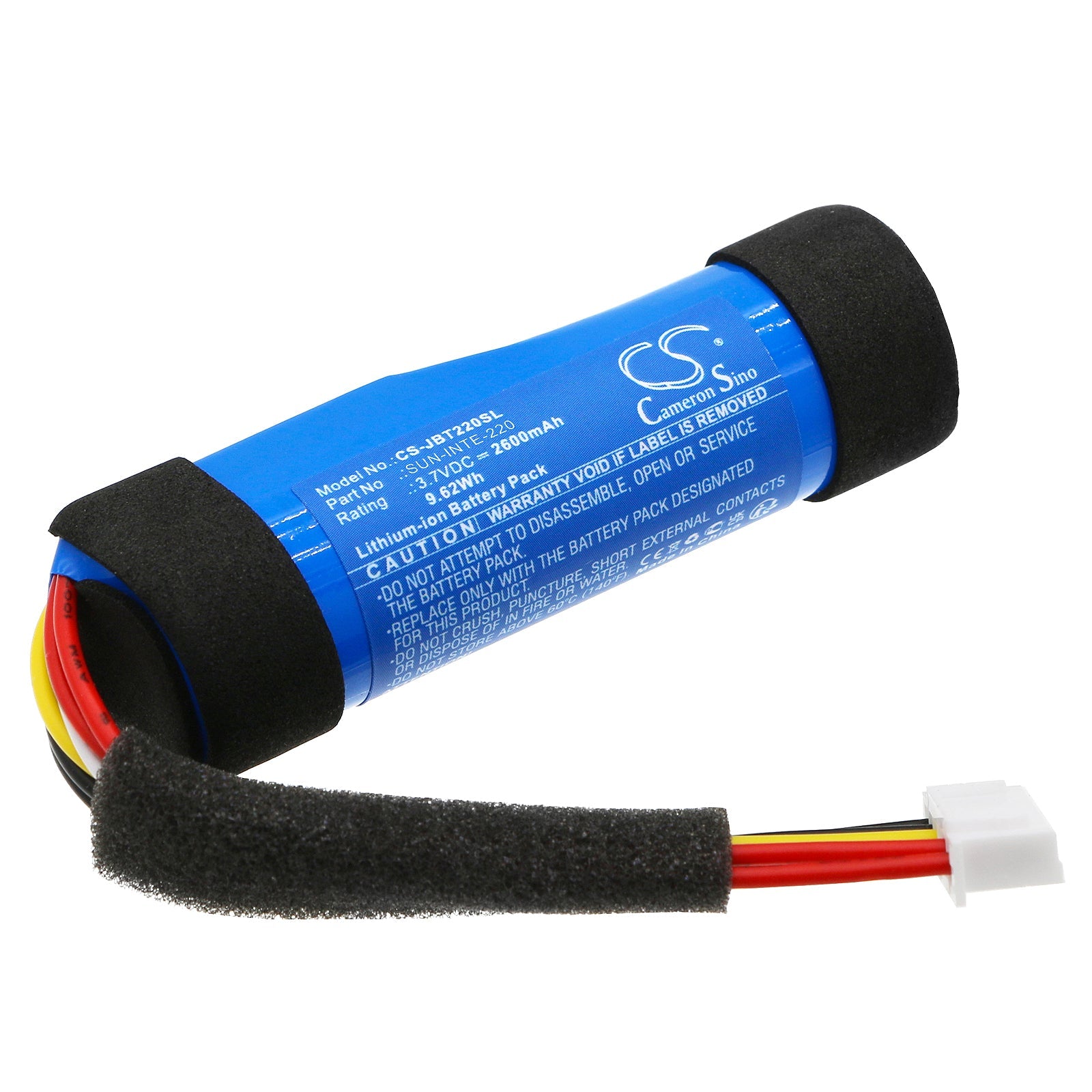 Li-ion, Speaker Battery fits Jbl Tuner Xl, 3.7V, 2600mAh Speaker Cameron Sino Technology Limited