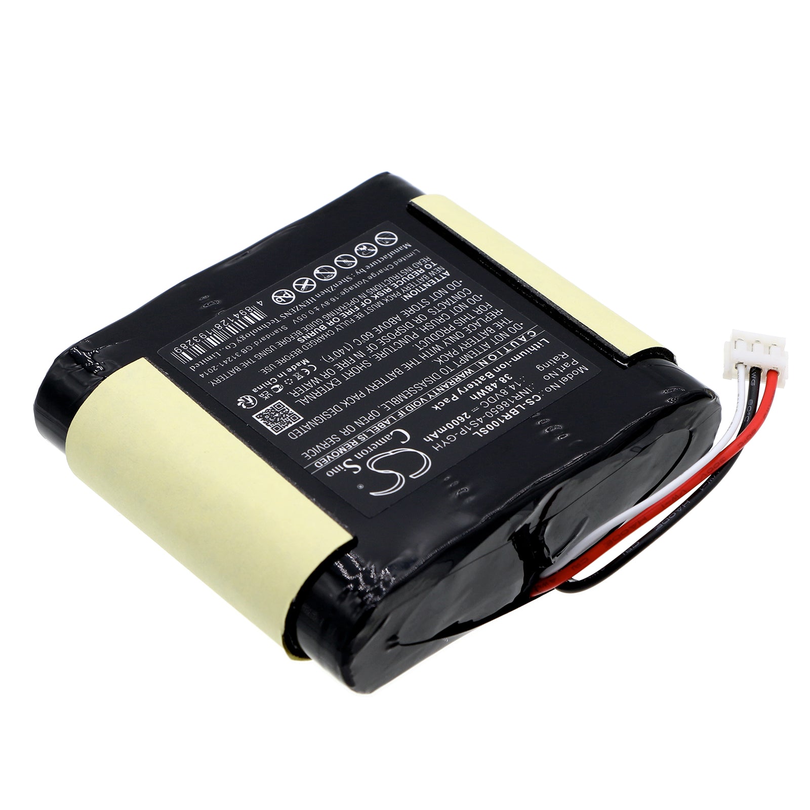 Li-ion, Speaker Battery fits Libratone Inr18650-4s1p-gyh, 14.8V, 2600mAh Speaker Cameron Sino Technology Limited