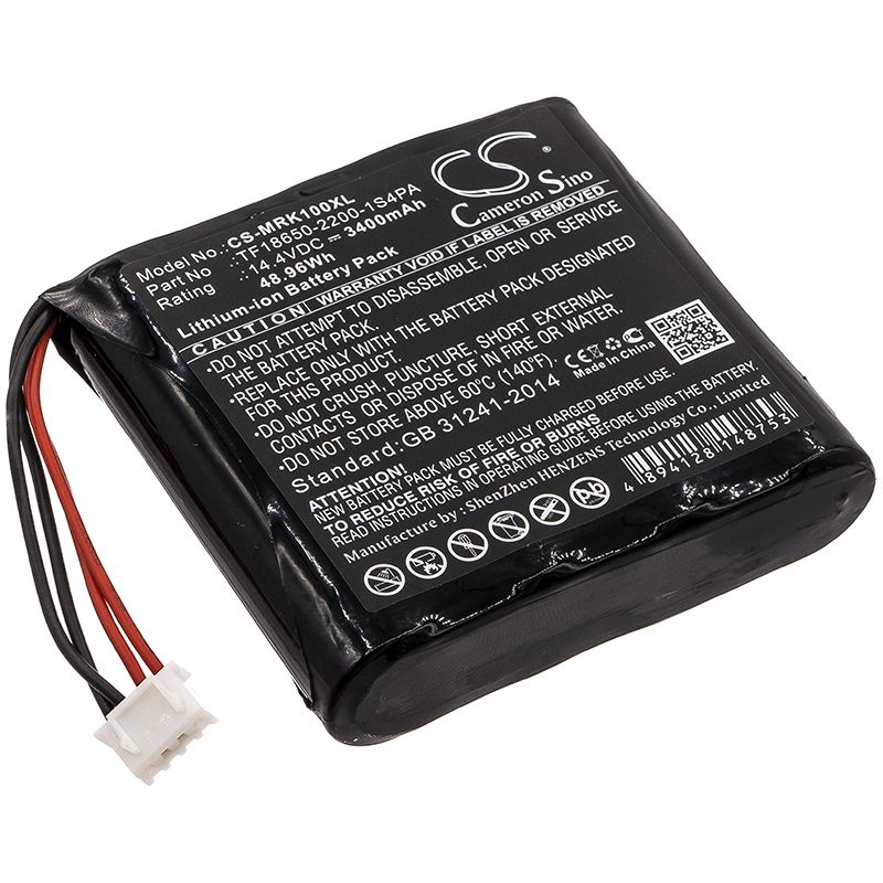 Li-ion Speaker Battery Fits Marshall, Kilburn 14.4v, 3400mah Speaker Cameron Sino Technology Limited