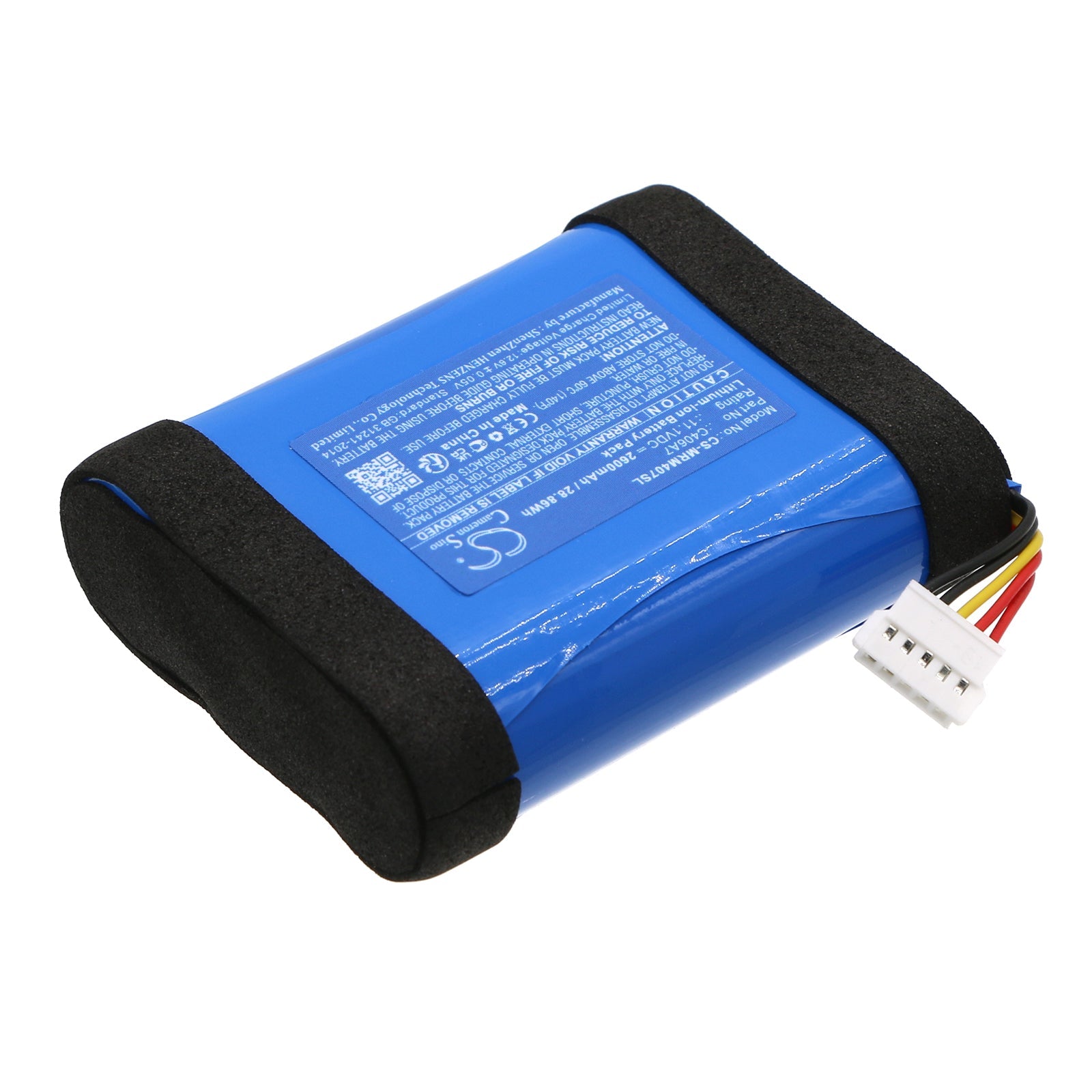 Li-ion, Speaker Battery fits Marshall Middleton, 11.1V, 2600mAh Speaker Cameron Sino Technology Limited
