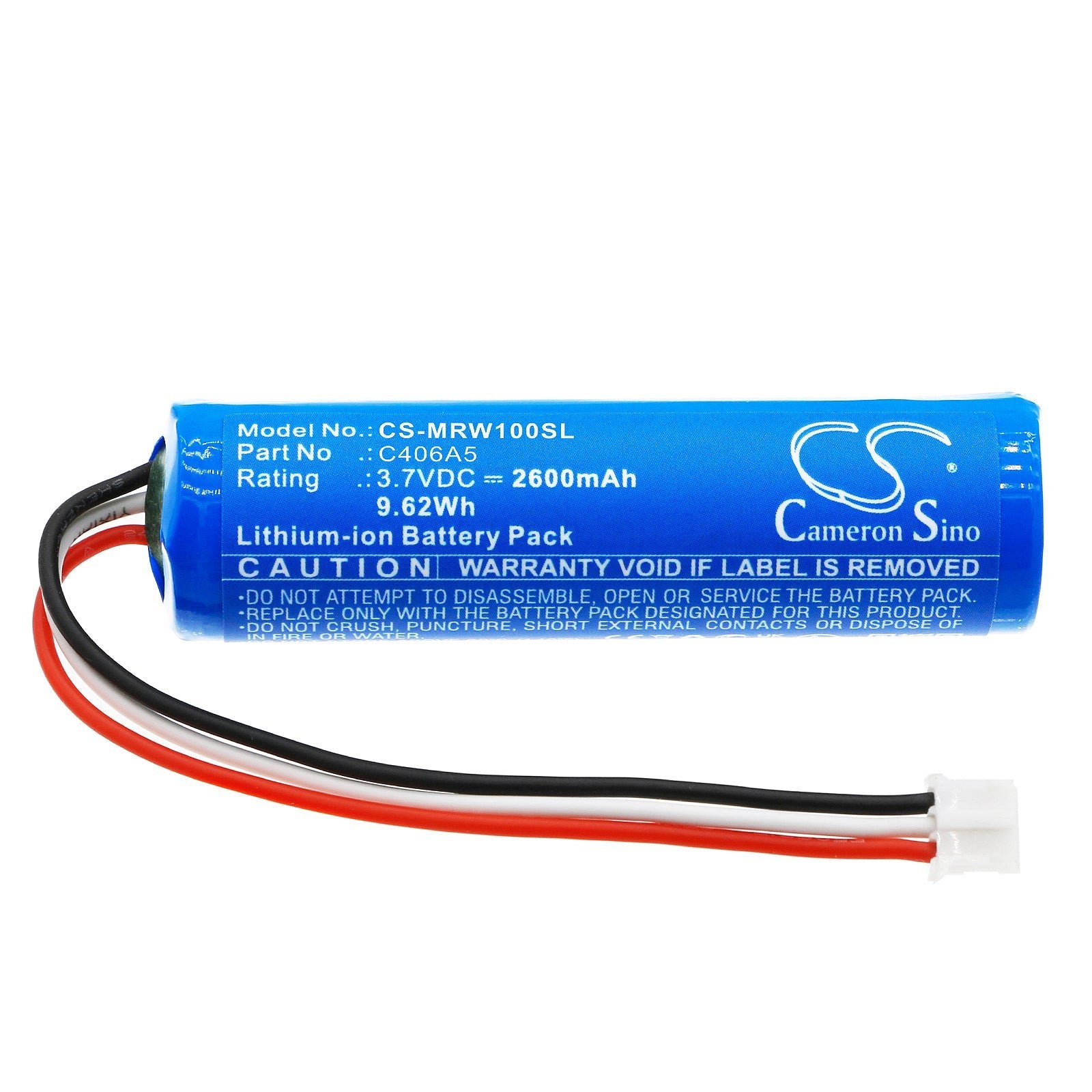 Li-ion, Speaker Battery fits Marshall Willen, 3.7V, 2600mAh Speaker Cameron Sino Technology Limited