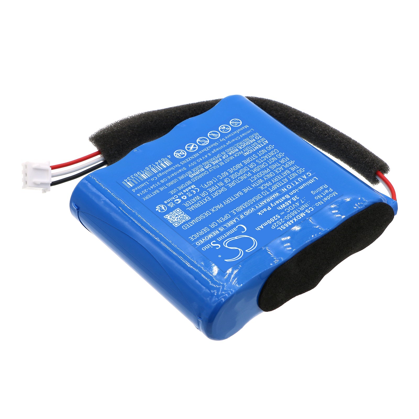 Li-ion, Speaker Battery fits Monster 2mnsk0486, Dna Max, 7.4V, 5200mAh Speaker Cameron Sino Technology Limited