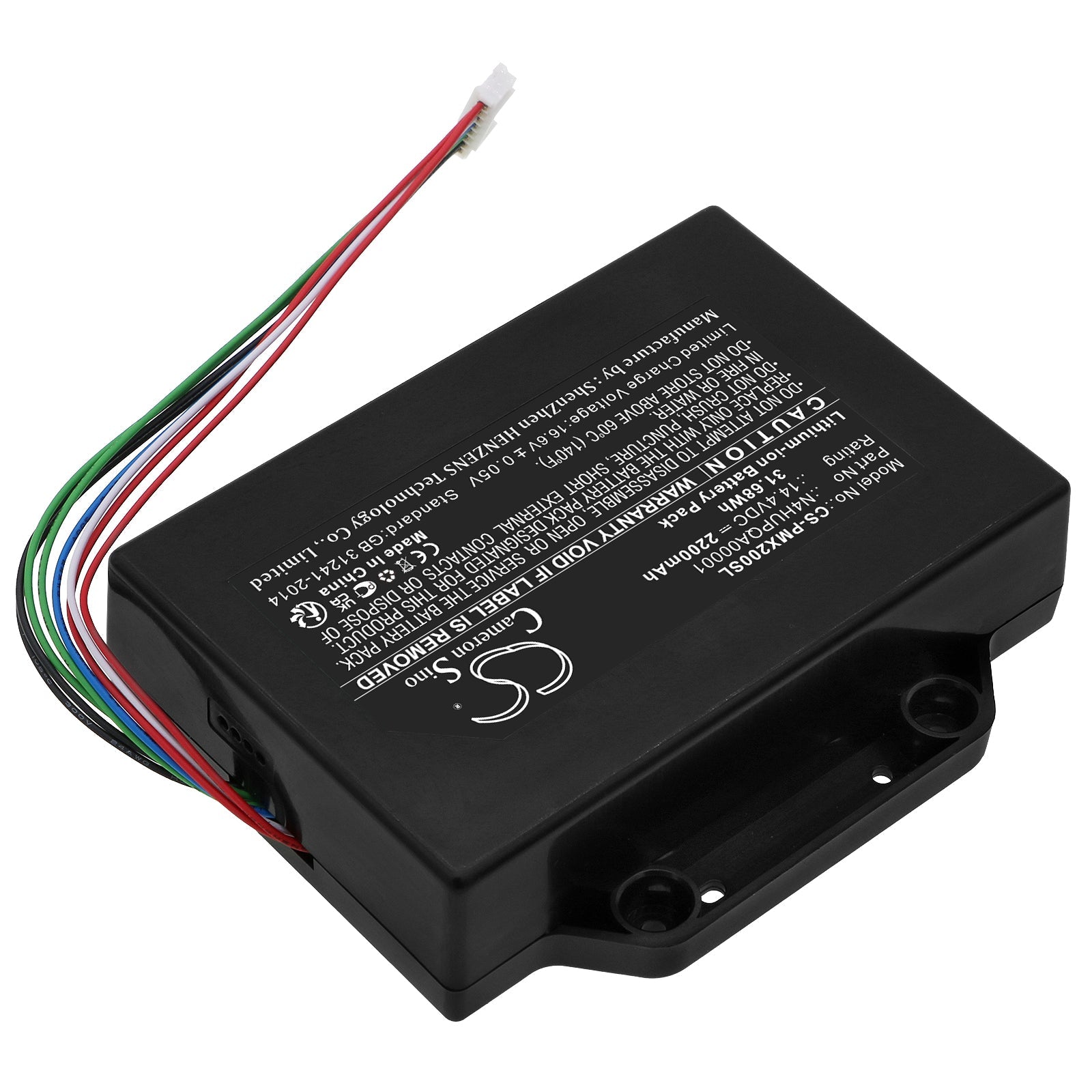 Li-ion, Speaker Battery fits Panasonic Sc-tmax20, Sc-tmax20gsk, 14.4V, 2200mAh Speaker Cameron Sino Technology Limited