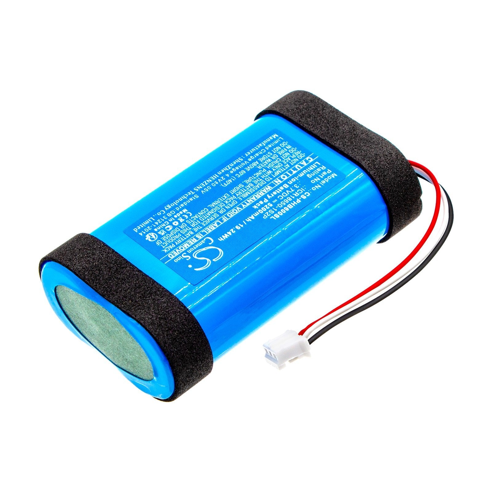 Li-ion, Speaker Battery fits Philips Bt6000, 3.7V, 5200mAh Speaker Cameron Sino Technology Limited